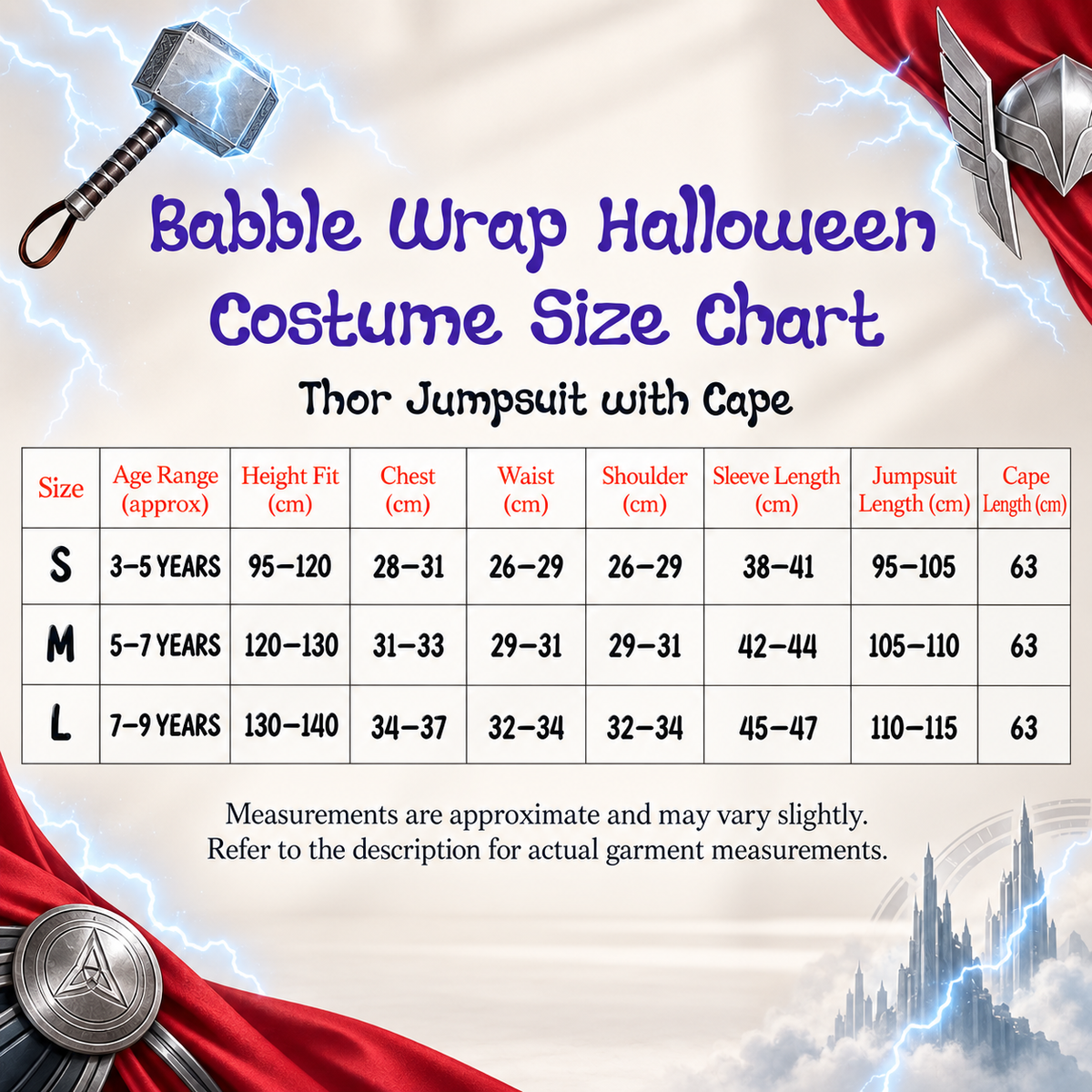 Thunder Hero Halloween Costume - image 5