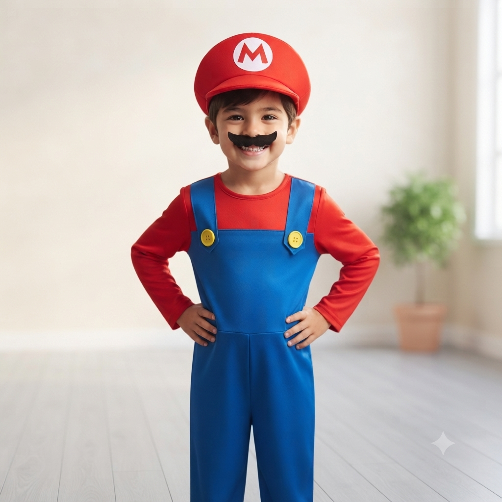 Super Mario Bros Costume-Mario - image 1