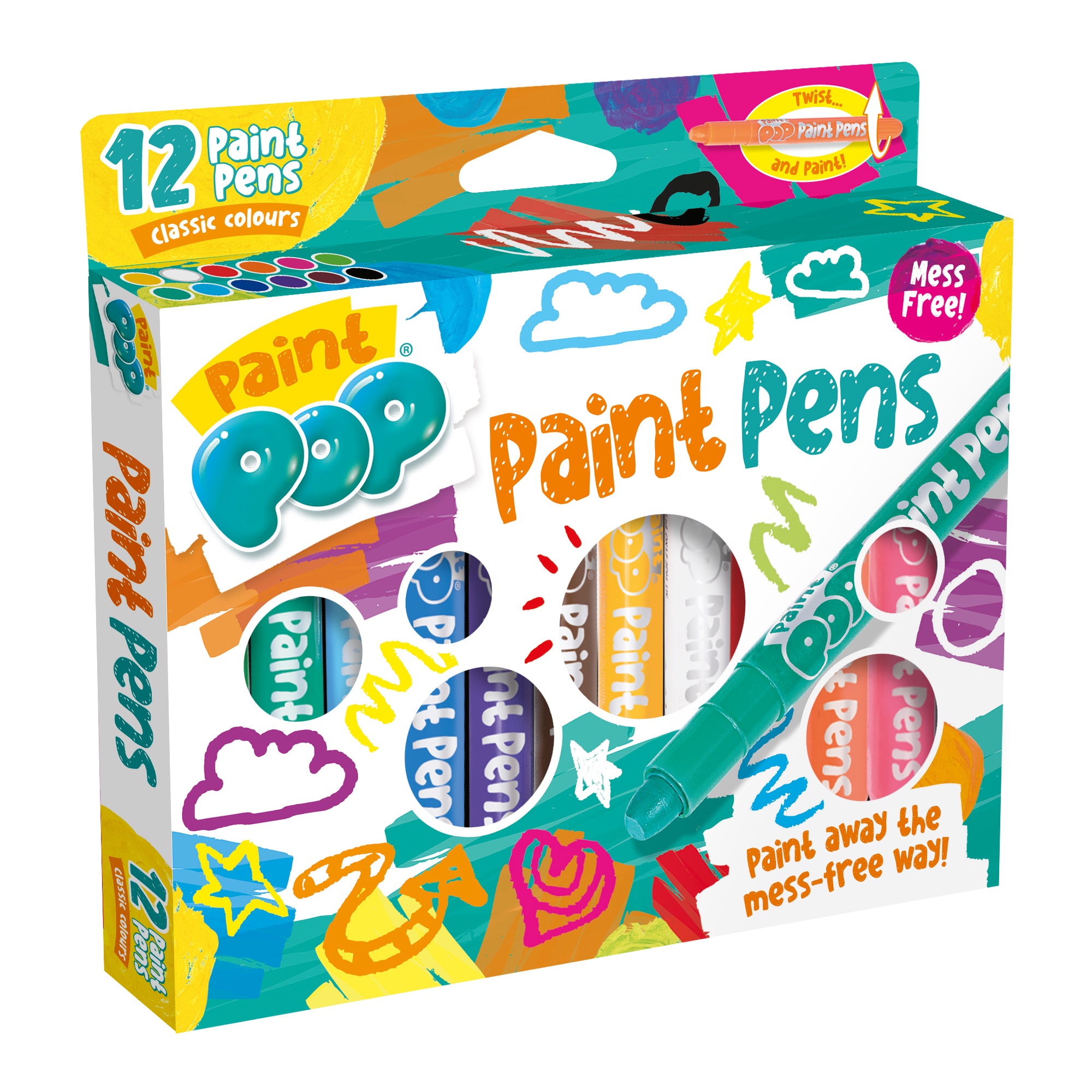Paint Pop  12 Pack Quick Dry Paint Pens