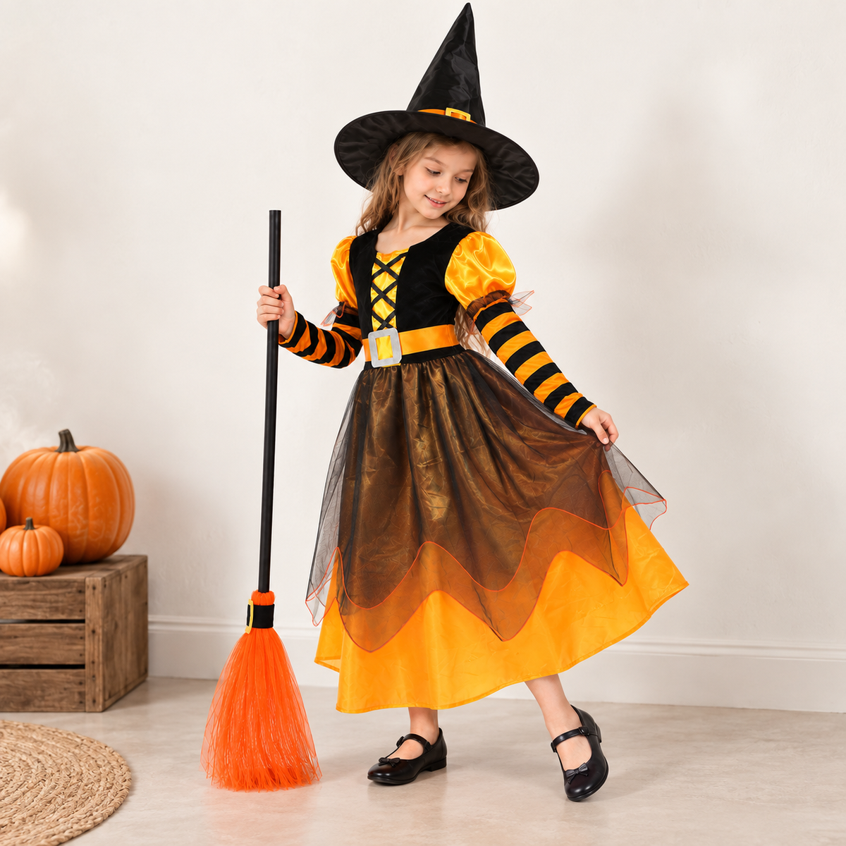 Little Pumpkin Witch Costume - image 4
