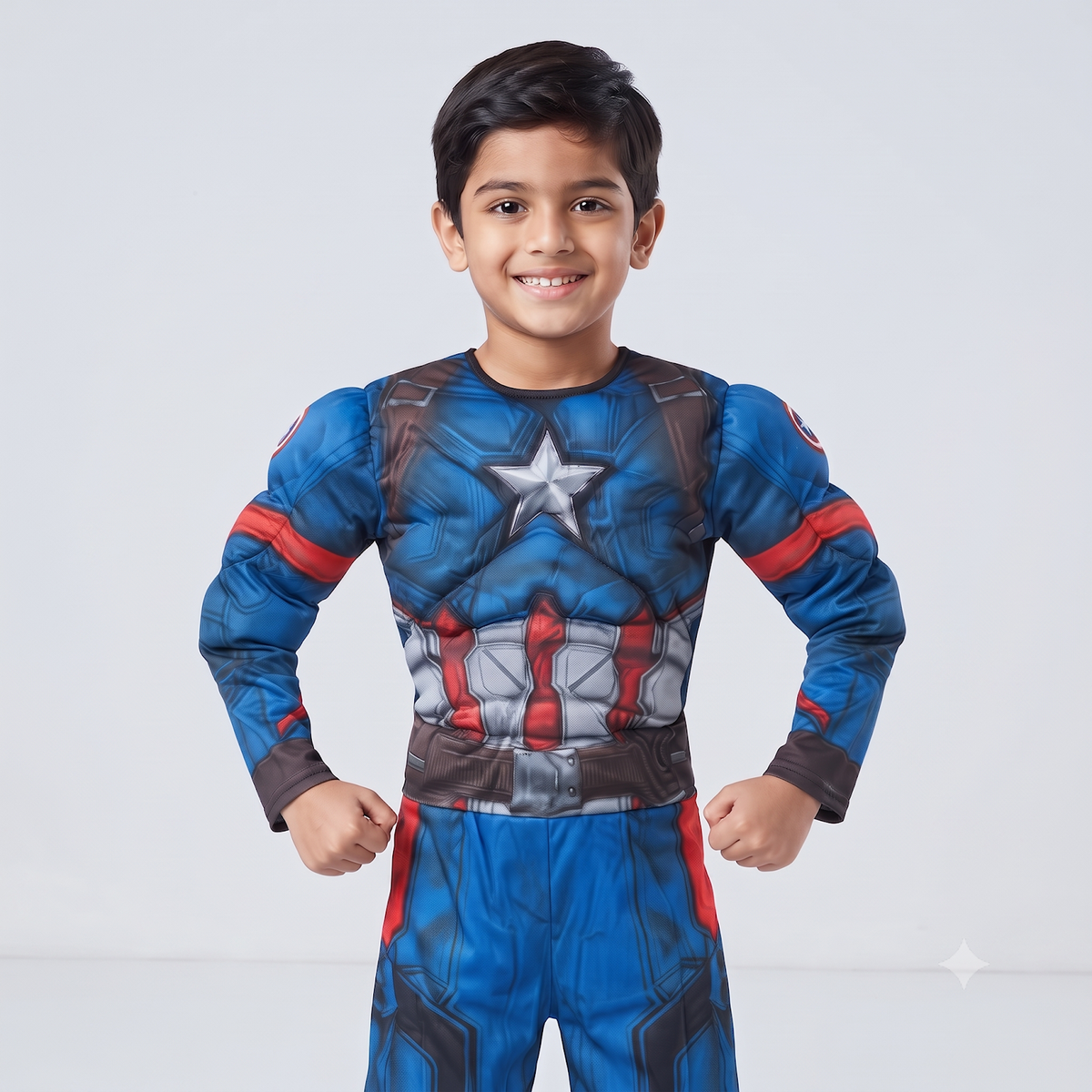 Captain Hero Muscle Halloween Costume - image 2