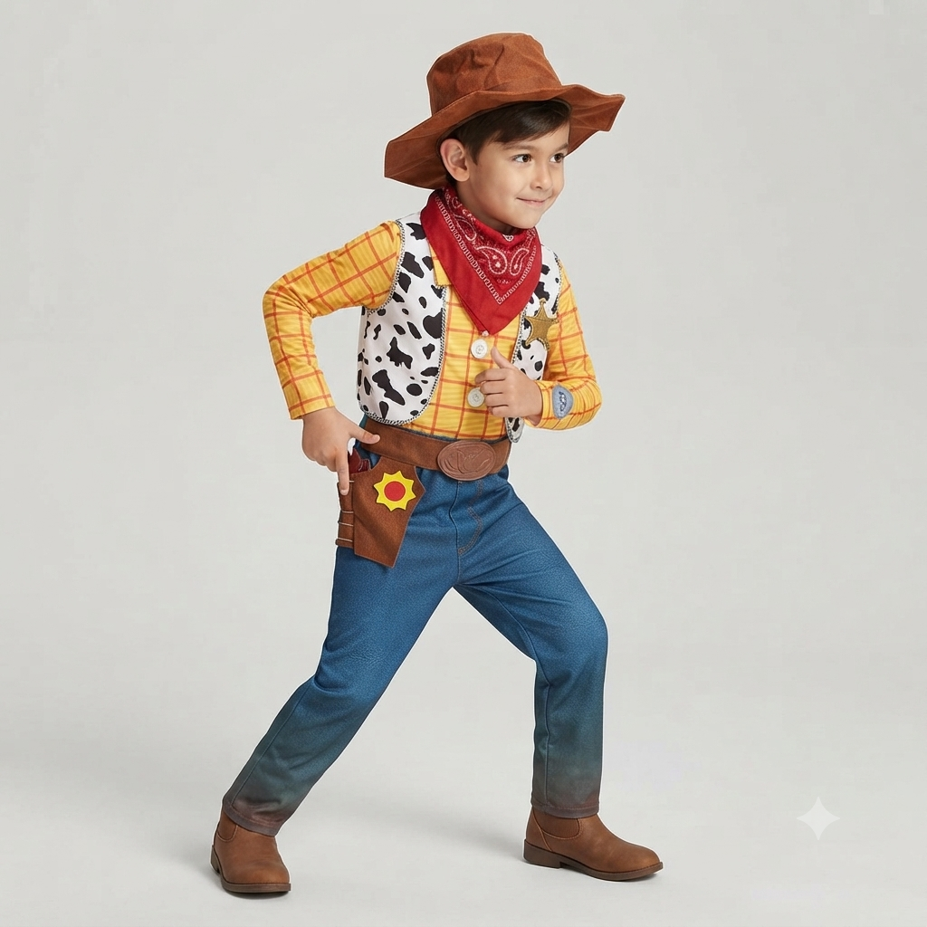 Sheriff Woody Cowboy Costume for Halloween - image 3