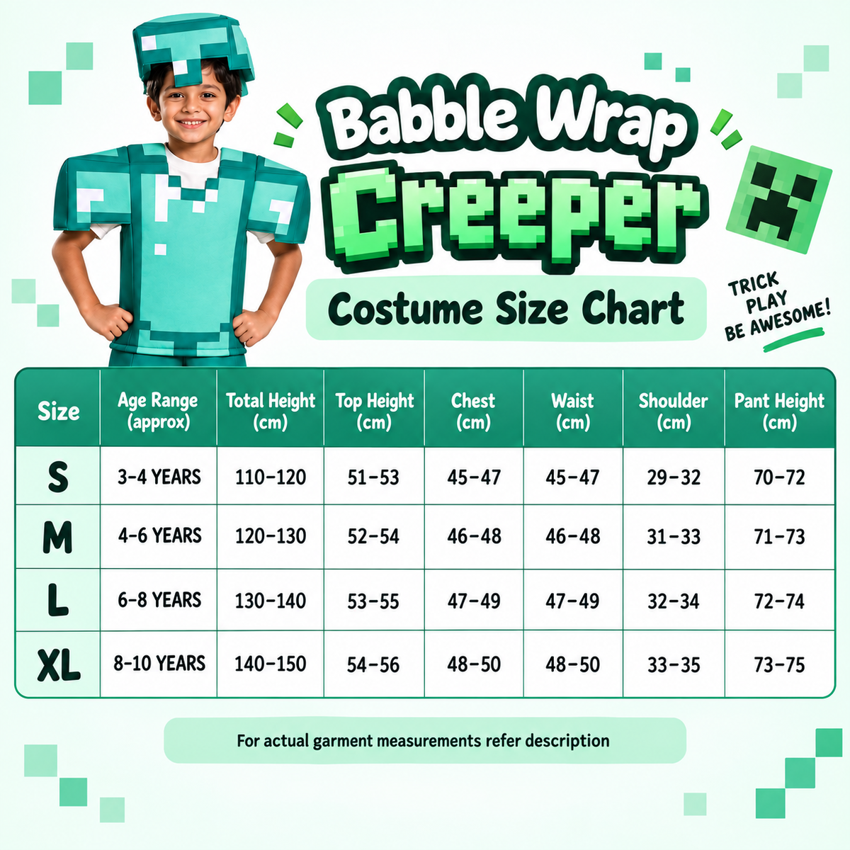 Block World Creeper Costume - image 5