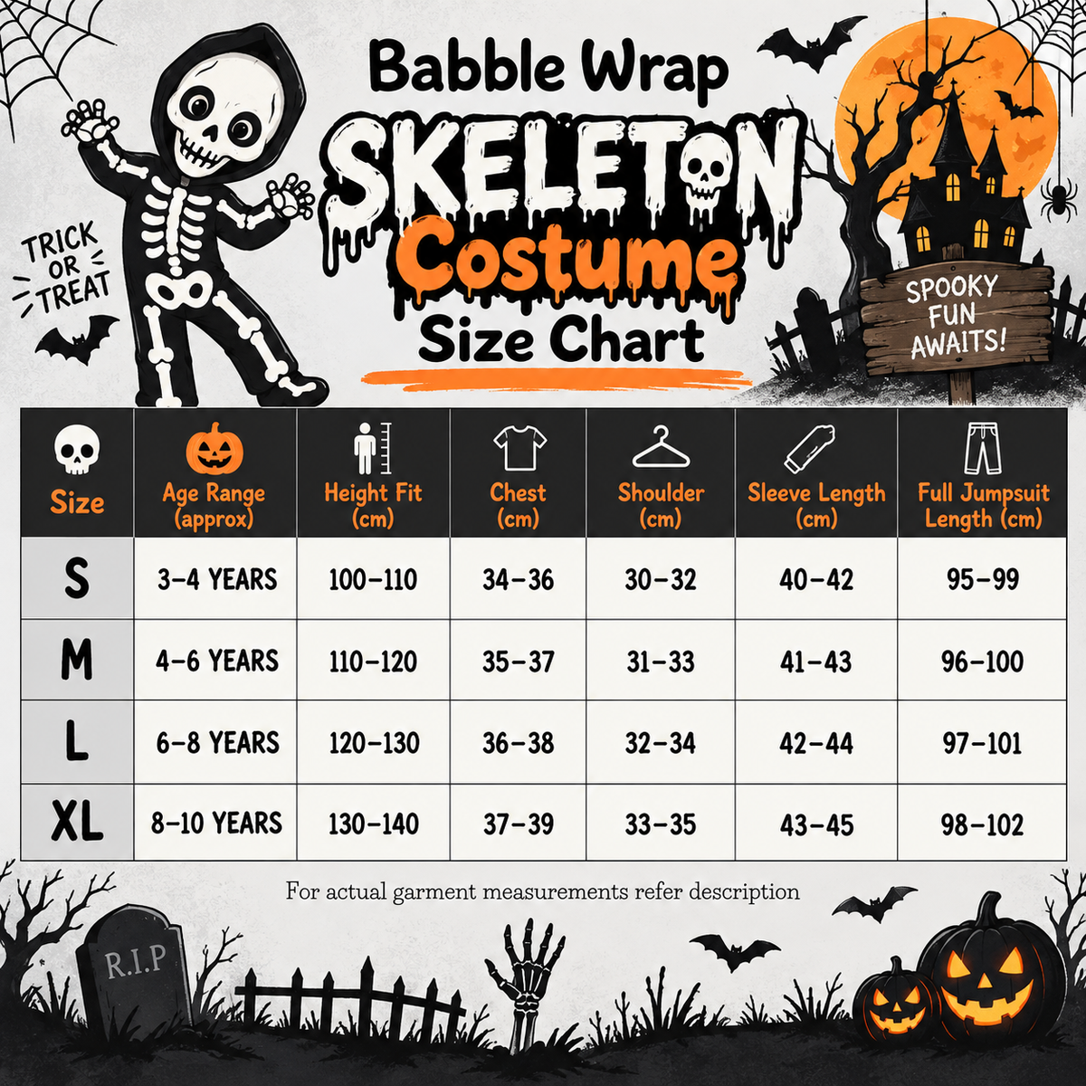 Skeleton Halloween Costume - image 6