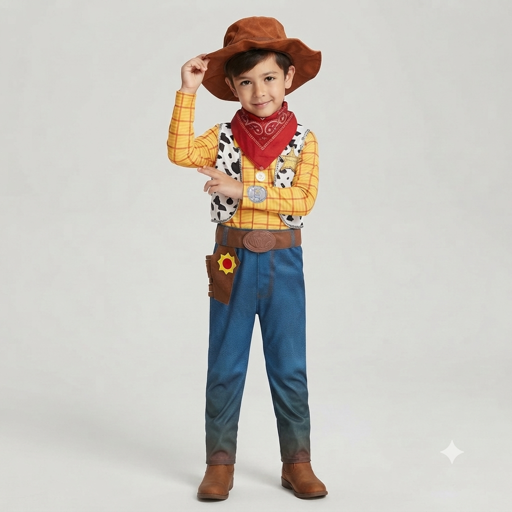 Sheriff Woody Cowboy Costume for Halloween - image 4