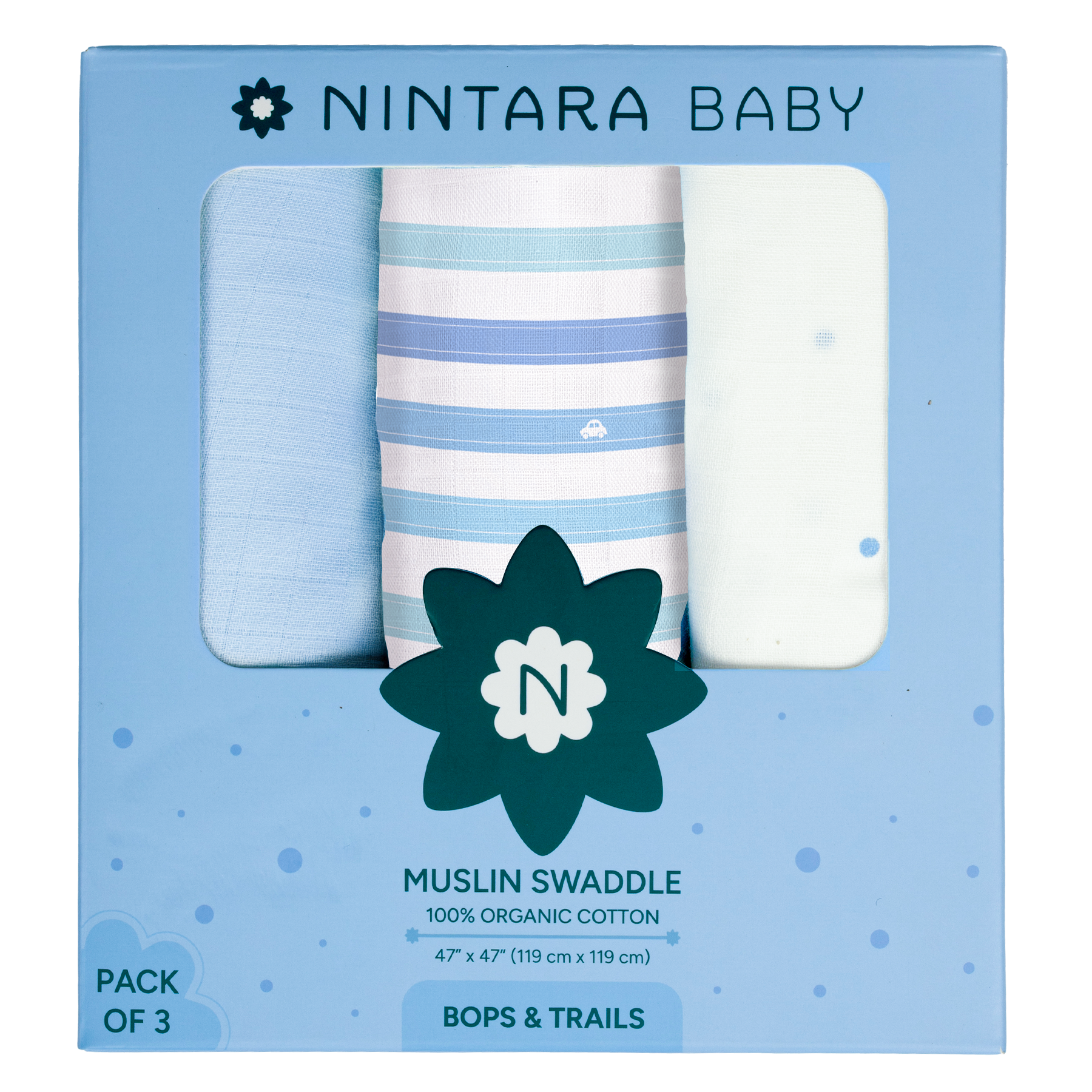 Extra-Large Swaddles Pack Of 3