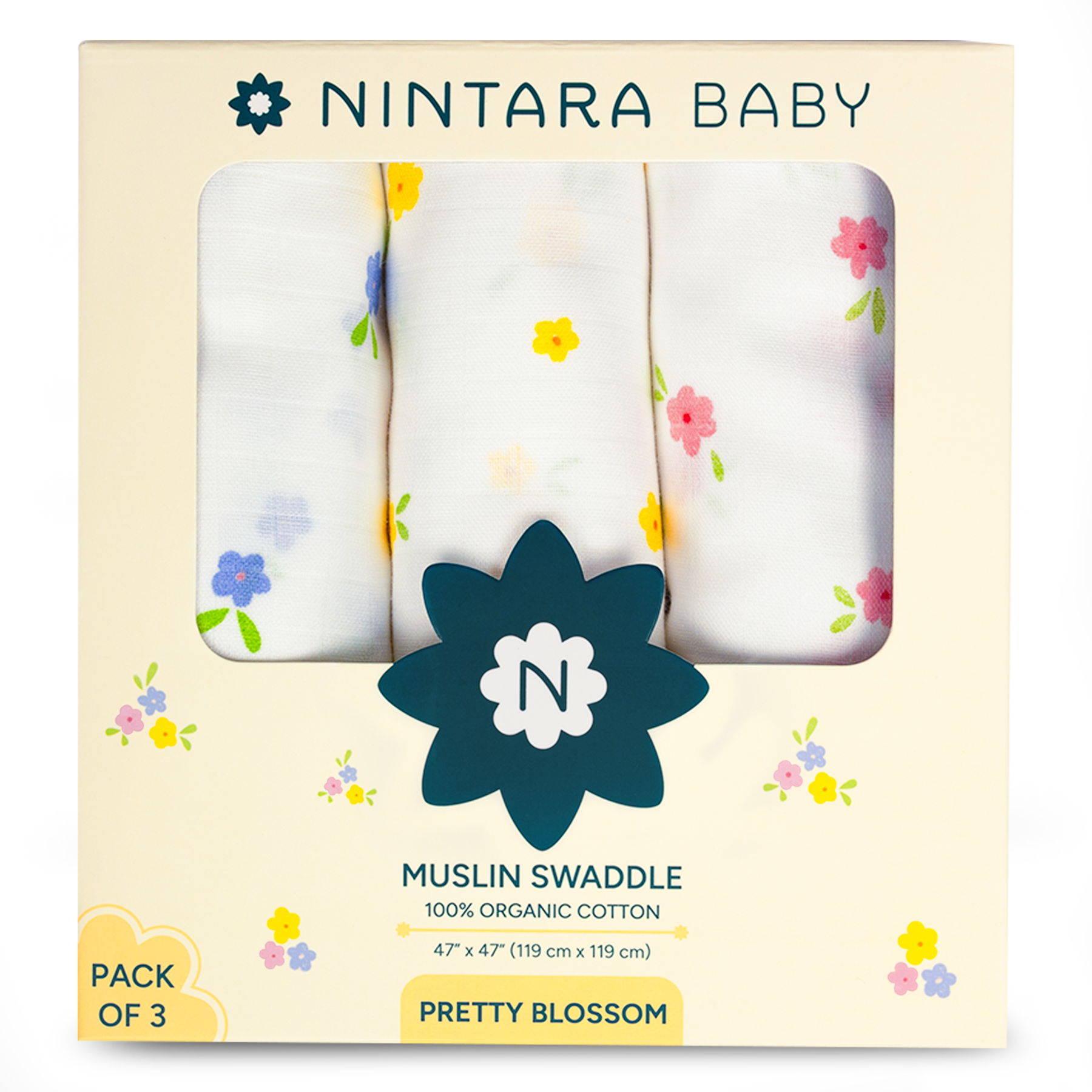 Extra-Large Swaddles Pack Of 3