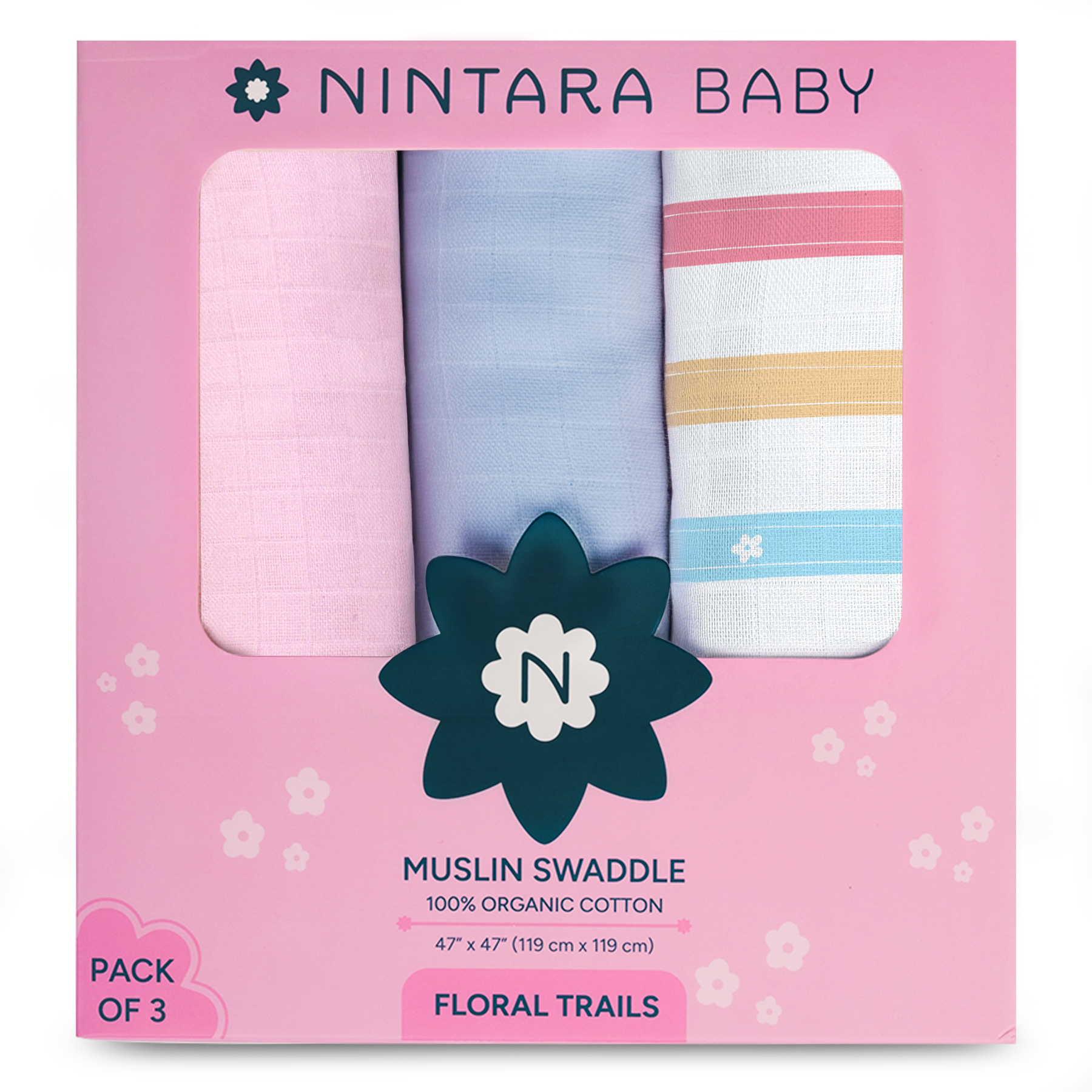Extra-Large Swaddles Pack Of 3