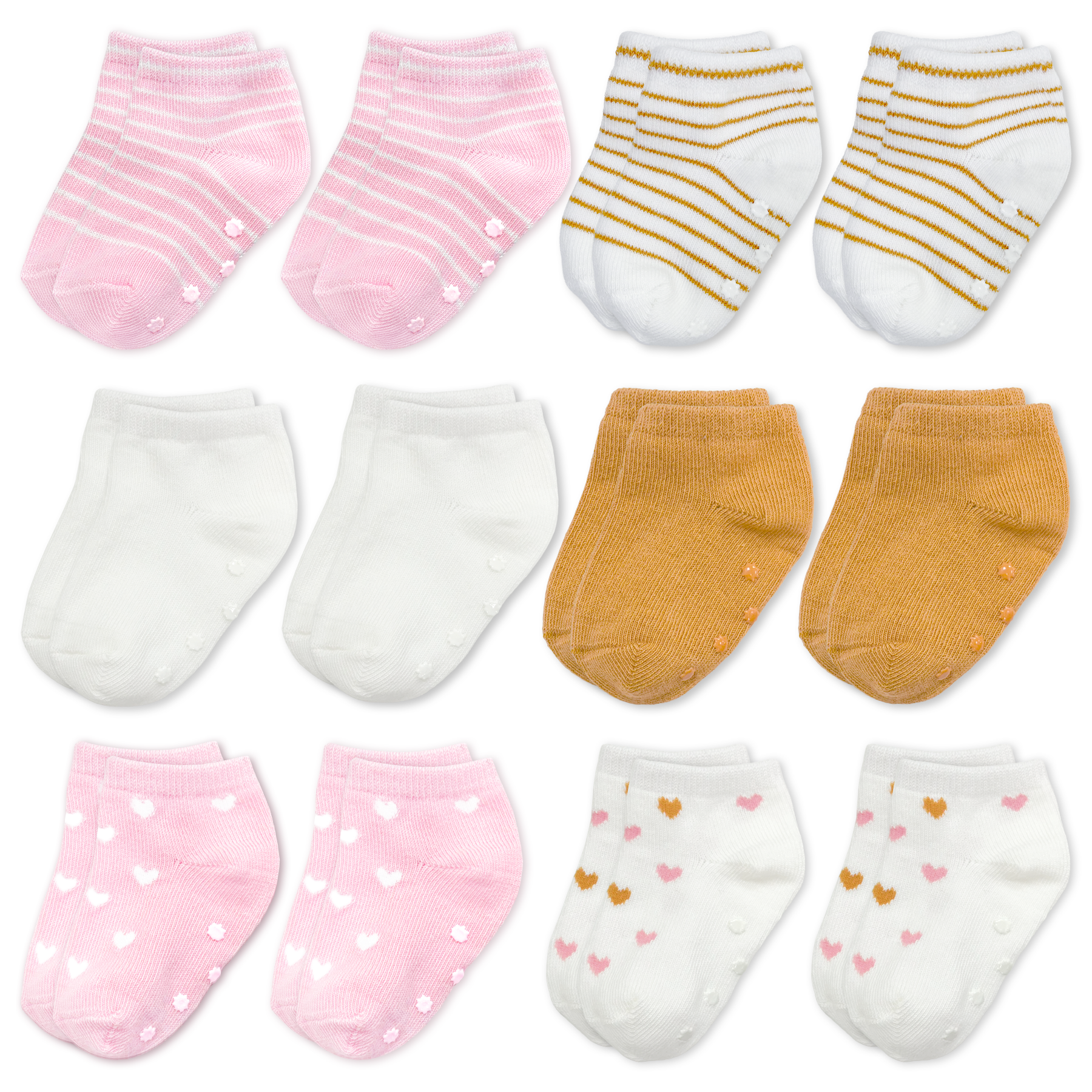 Anti-Slip Socks - Pack of 12