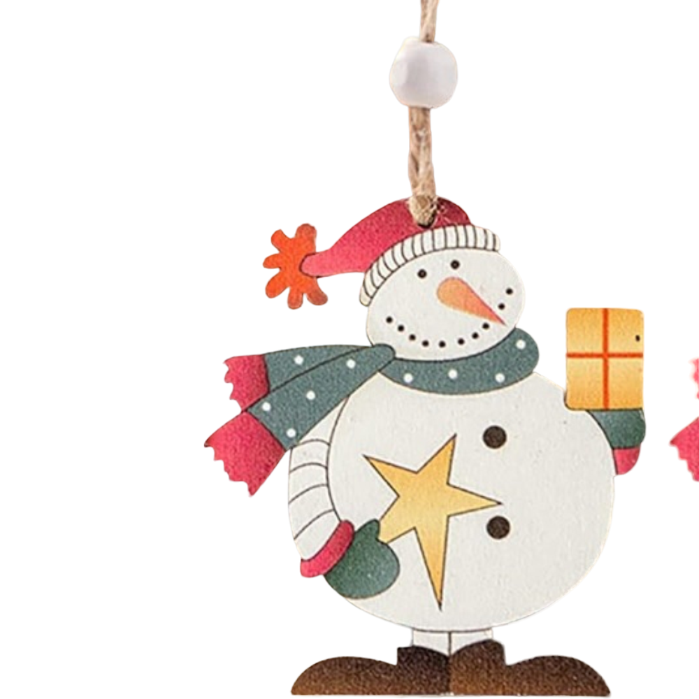 Joyful Festive Ornaments- Set of 4