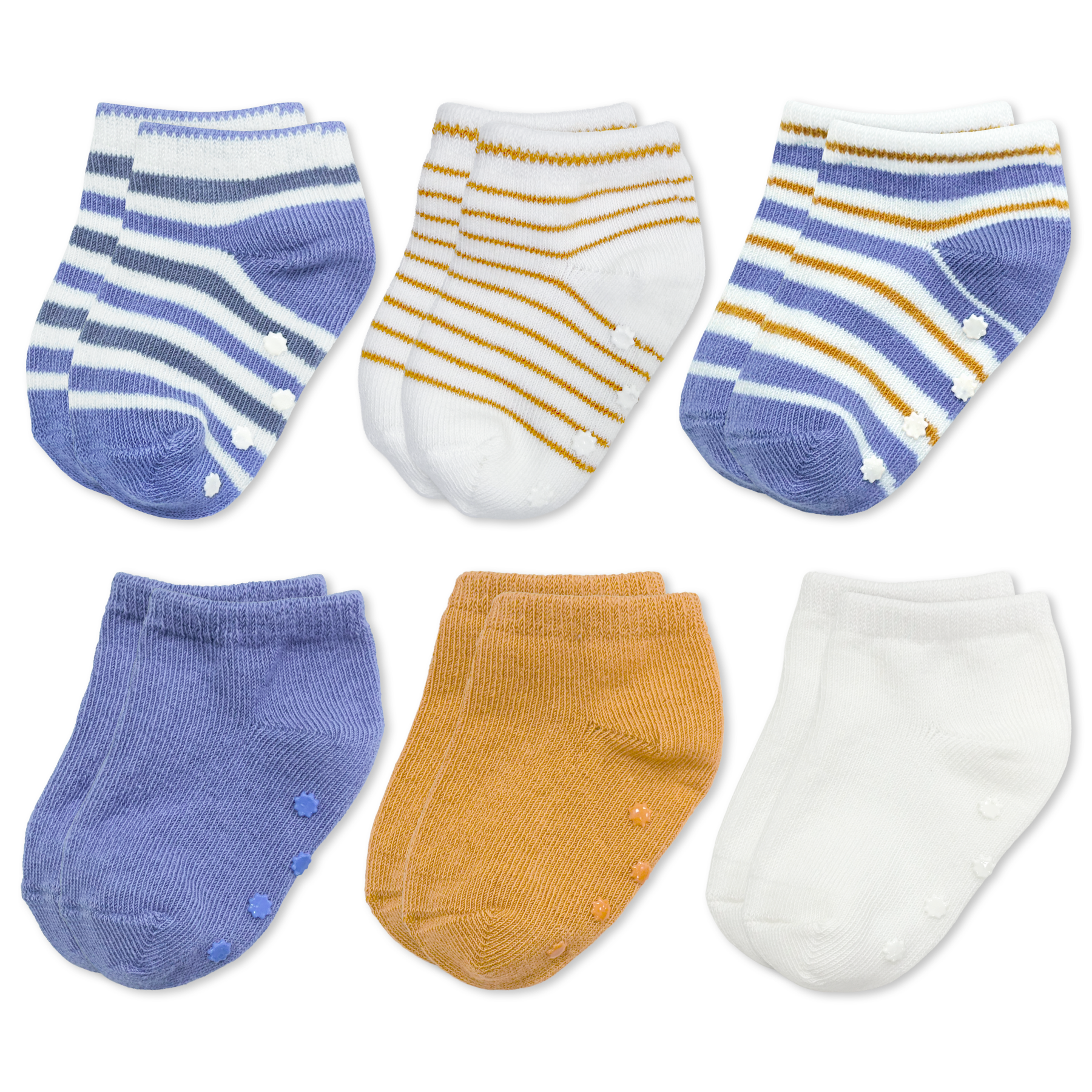 Anti-Slip Socks - Pack of 6