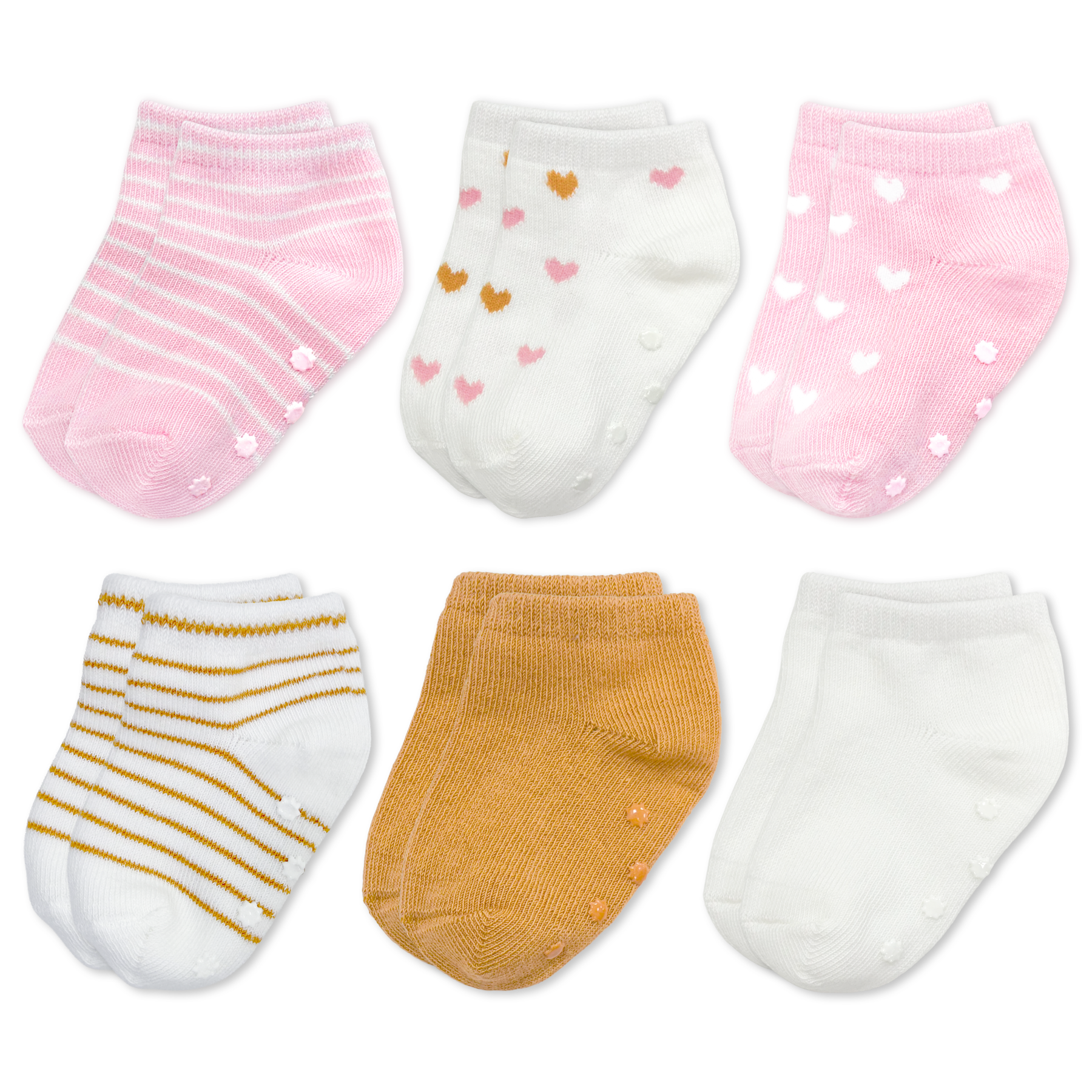 Anti-Slip Socks - Pack of 6