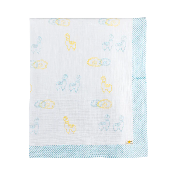 Organic Muslin Swaddle (Hand-Block Printed)
