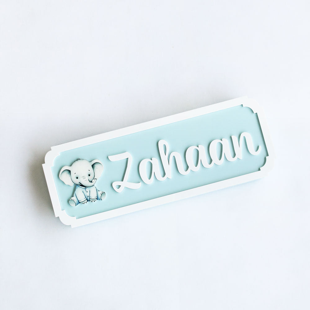 Personalized Kids Name Plaque