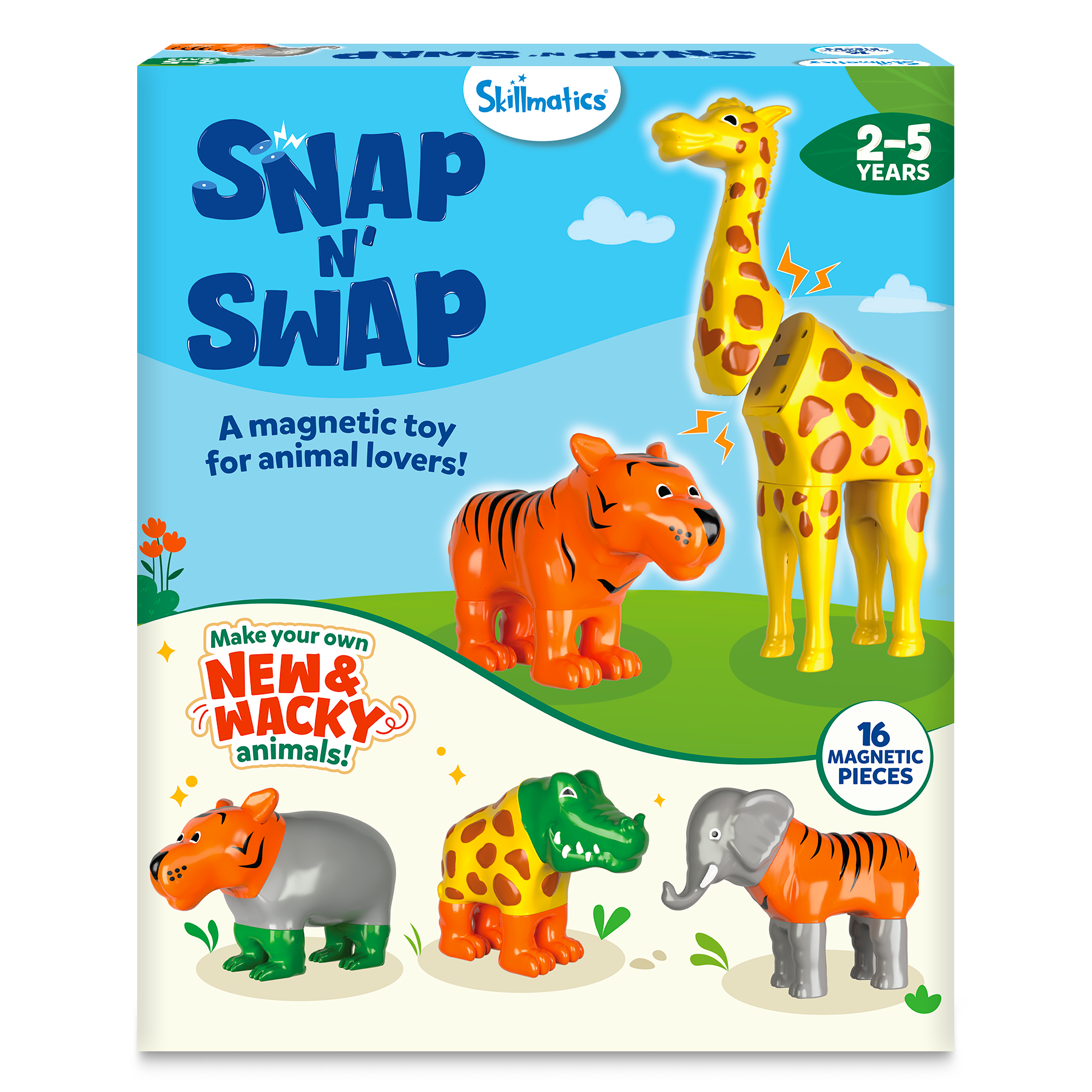 Snap N' Swap – Magnetic Animal Toy for Toddlers