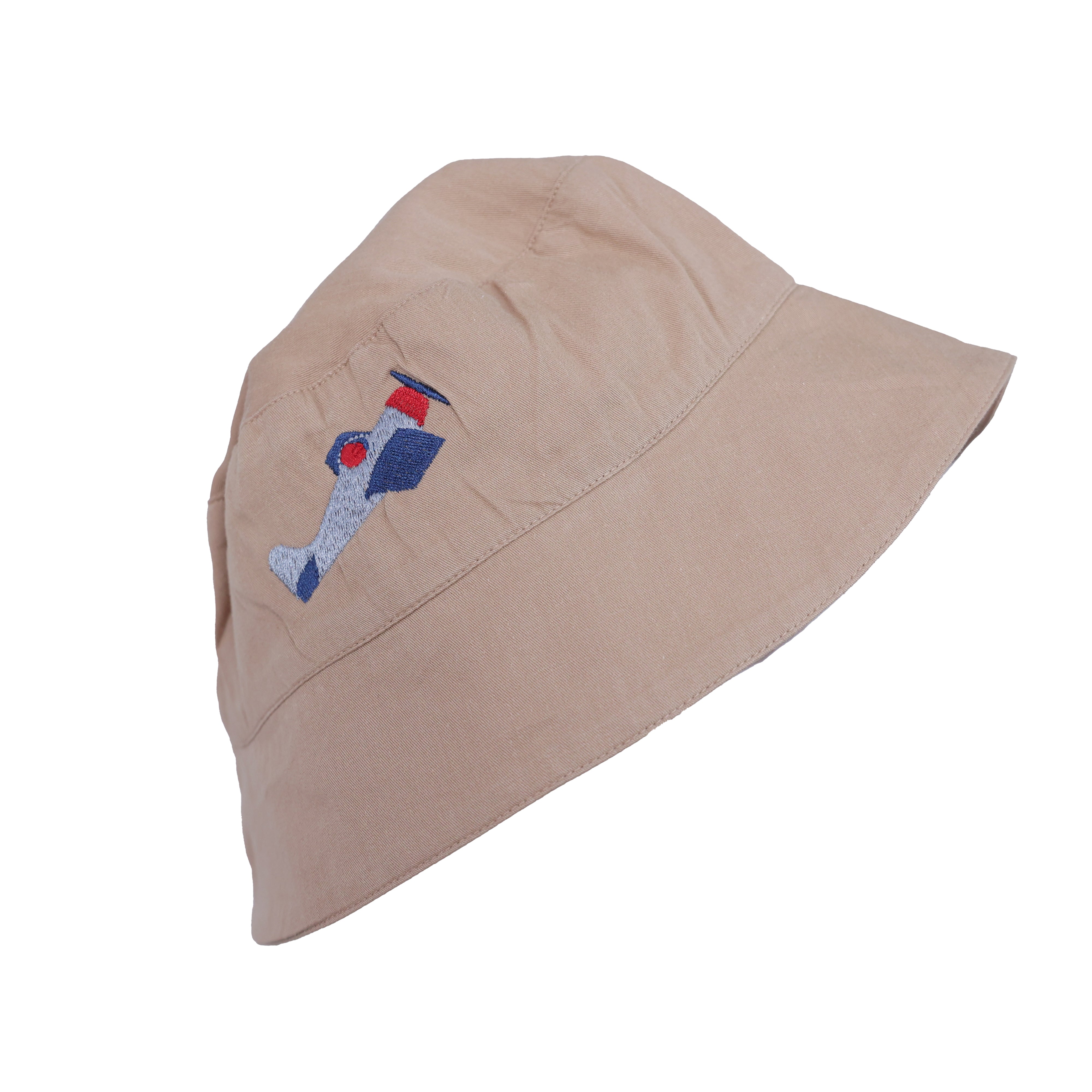 Fly Away with Me Brown Cotton Bucket Hat