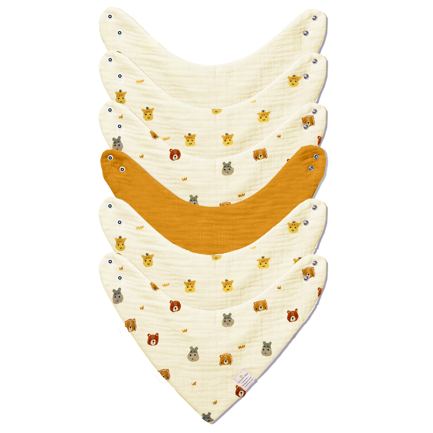 Nintara Baby Bandana Bibs Pack of 2, 3 & 6