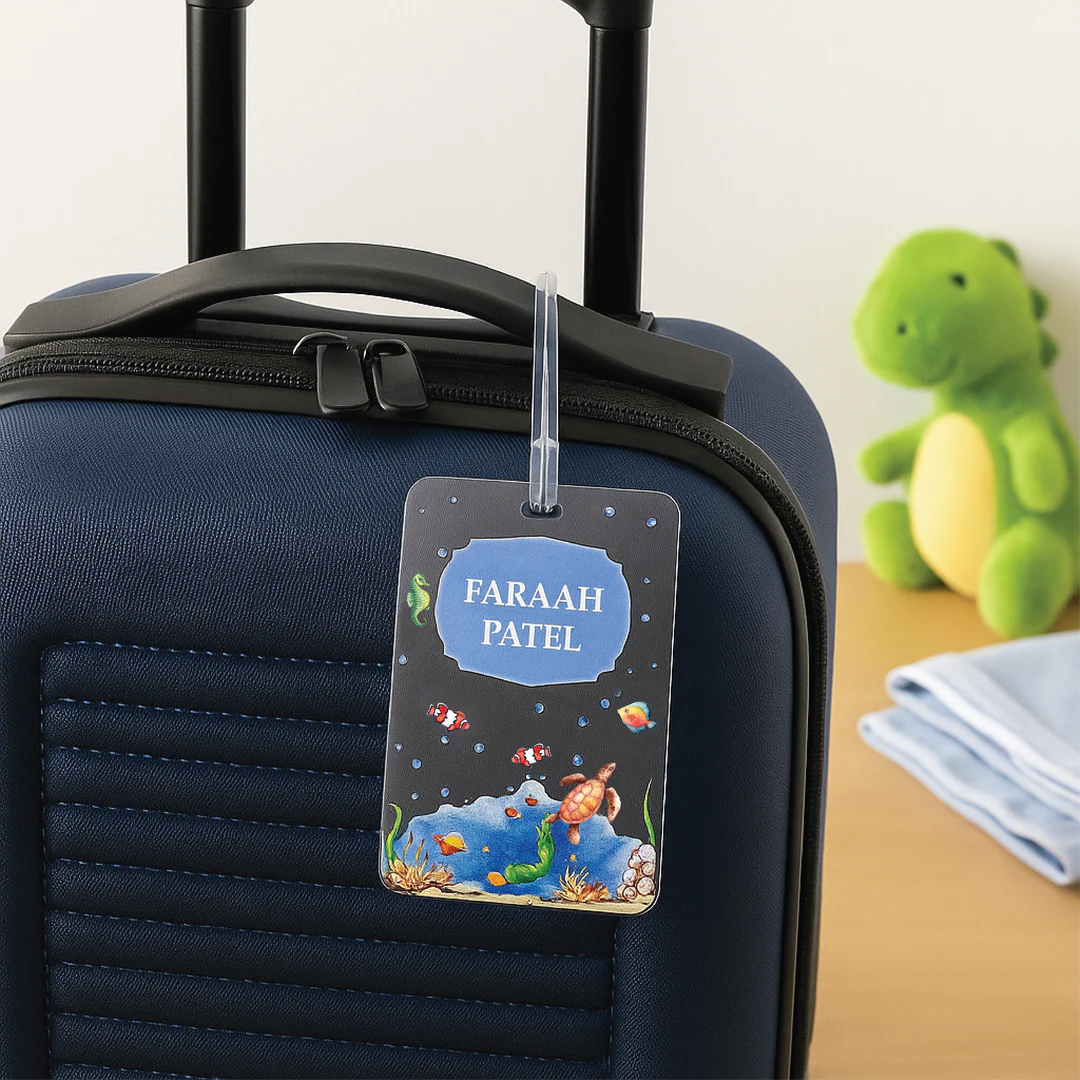 Personalised Acrylic Luggage Tag