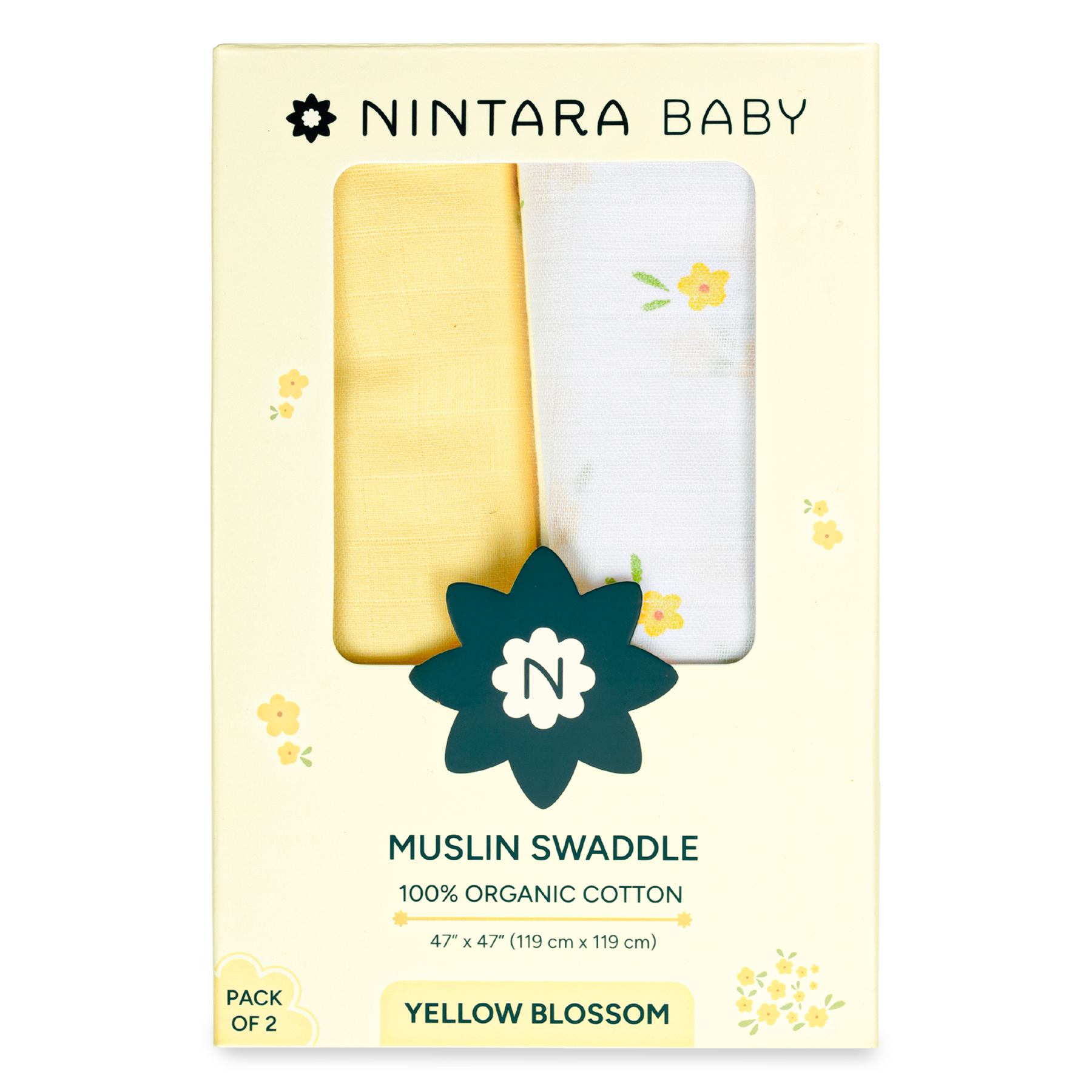 Extra-Large Swaddles Pack Of 2