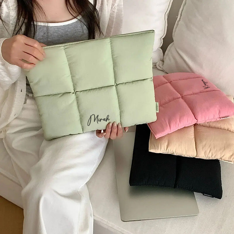 Puffy laptop sleeves