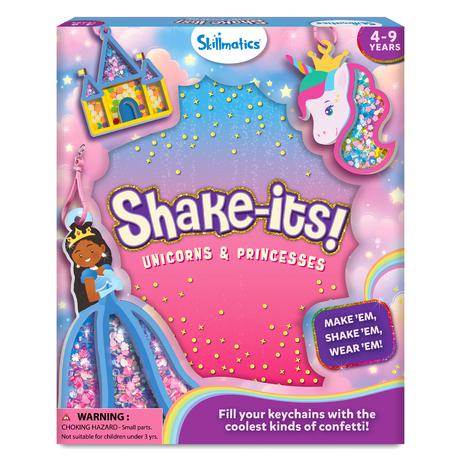 Skillmatics Art & Craft Activity Shake-its, Unicorns & Princesses / Animals