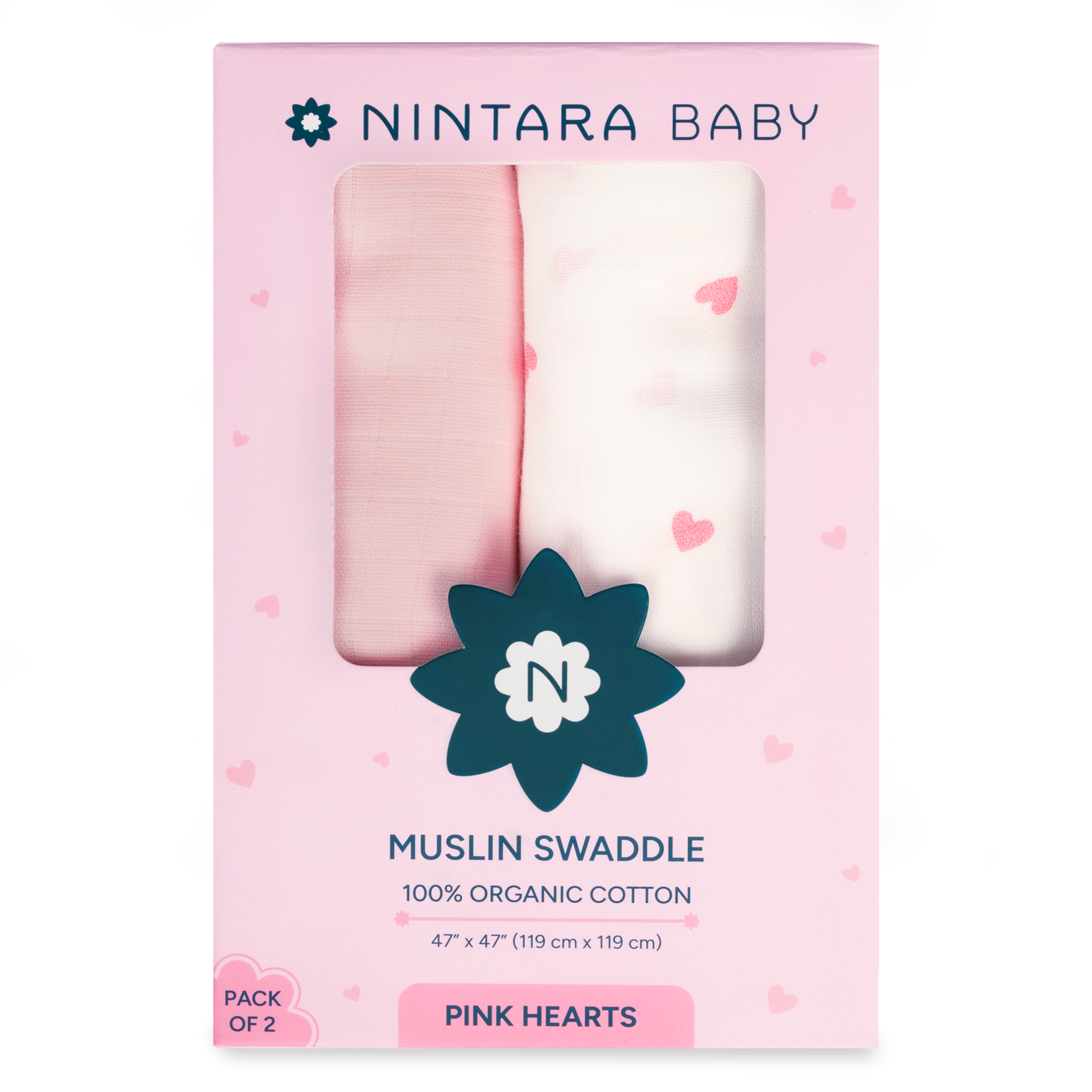 Extra-Large Swaddles Pack Of 2