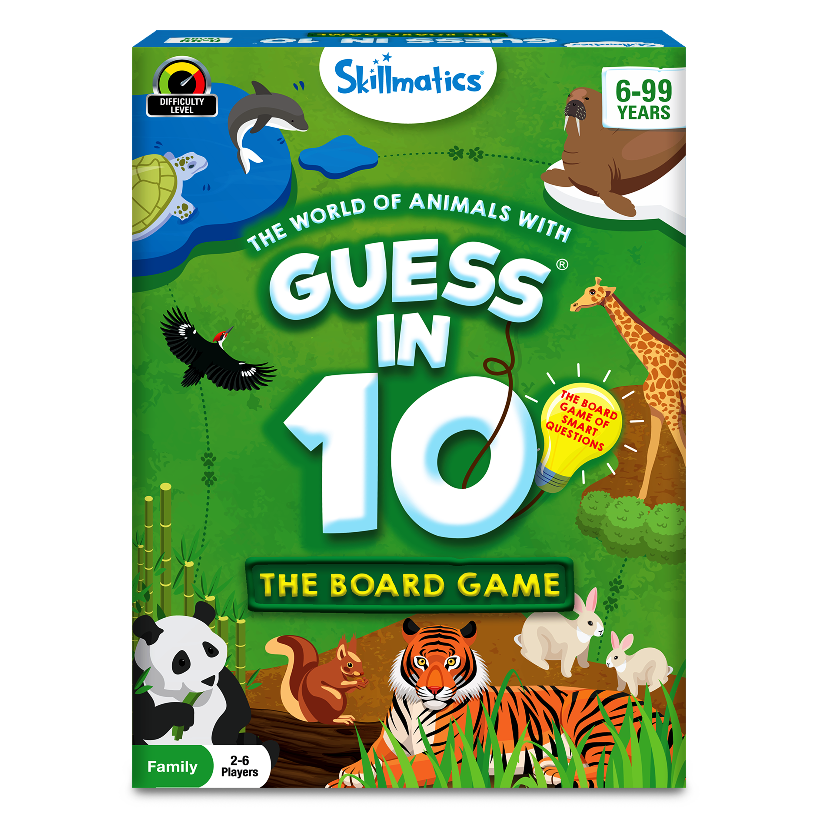 Guess In 10 Board Game - World of Animals