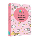 Baby Girl Milestone Cards- Pack Of 24