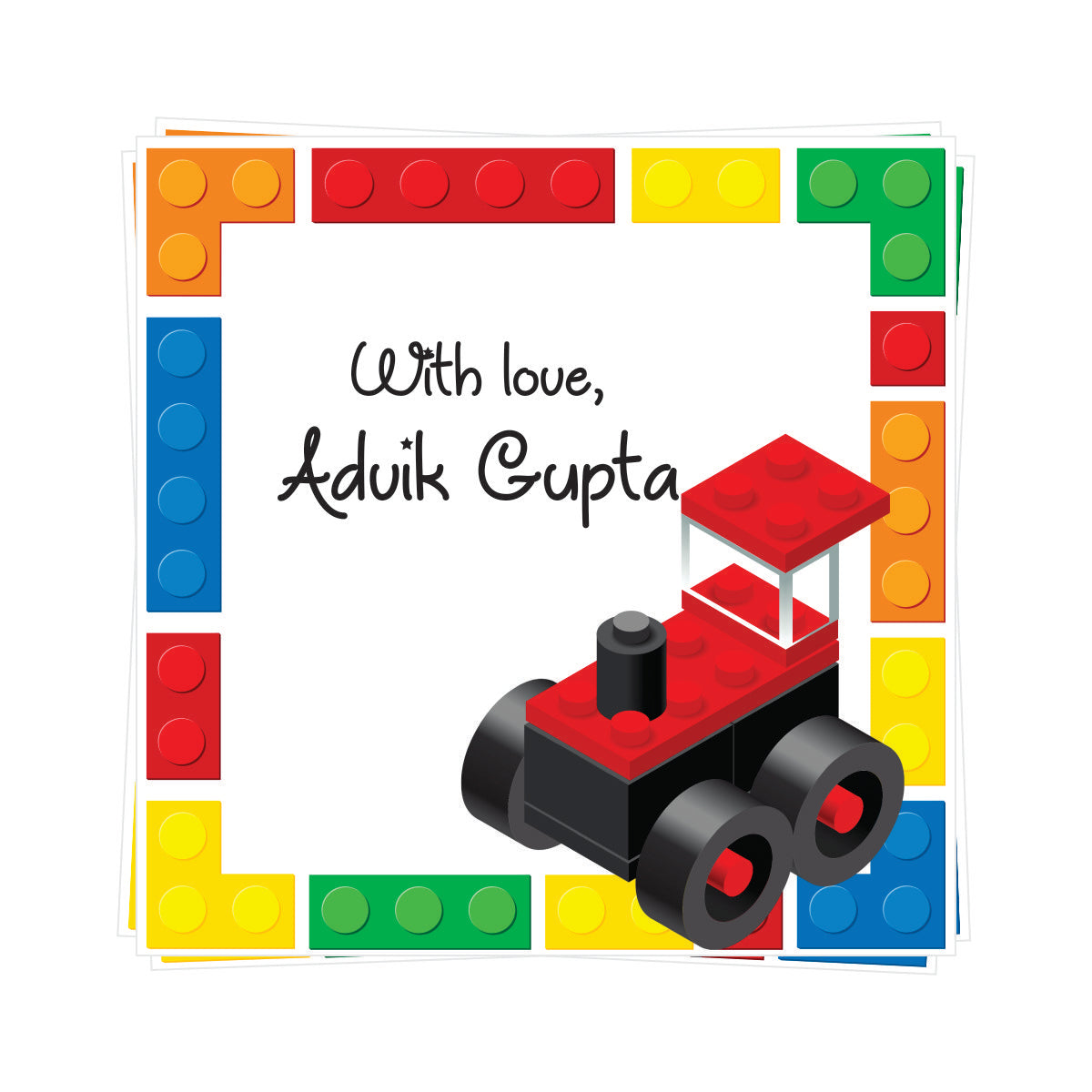 Personalised Gift Tags - Square