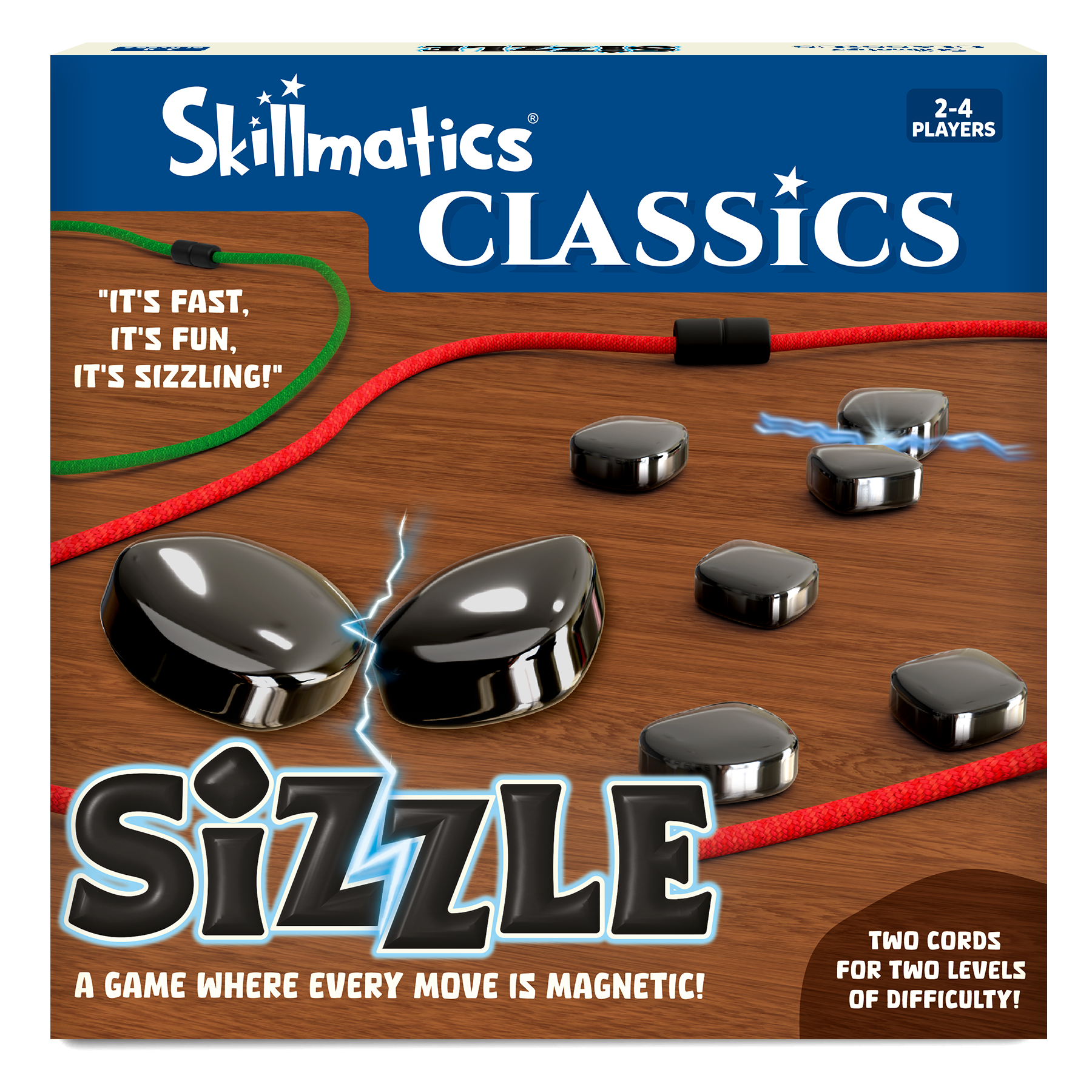 Skillmatics Sizzle - Classic Magnetic Attraction Game, Strategy & Travel Activity, Fun for Family Game Nights, Gifts for Boys, Girls, Teens & Adults, Ages 15 & Up, 2-4 Players