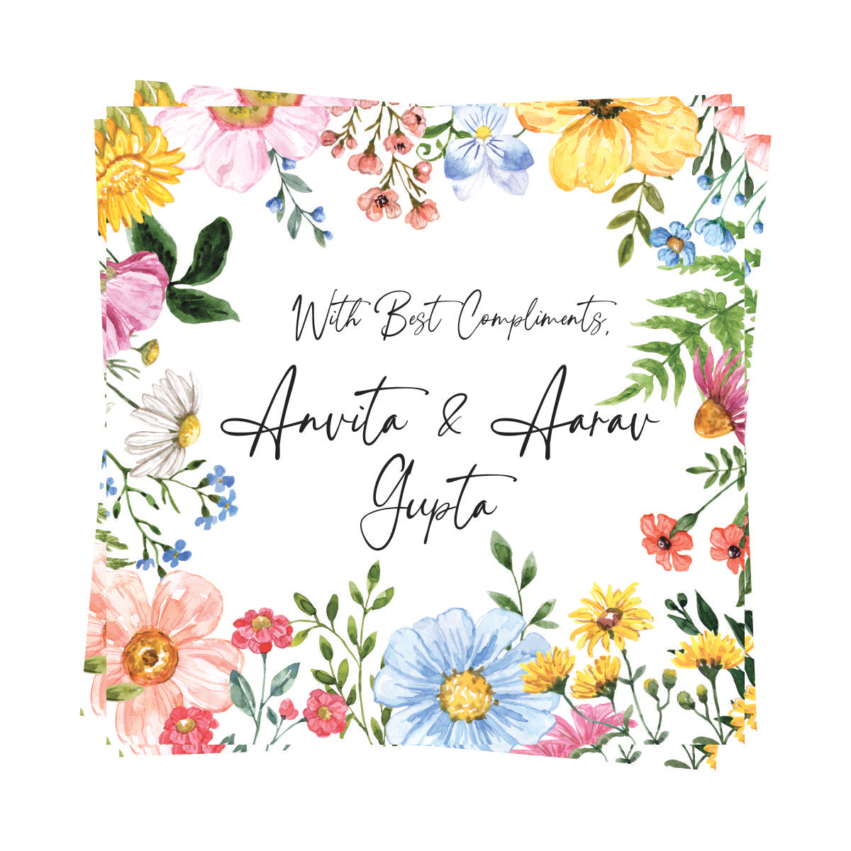 Personalised Gift Tags - Square