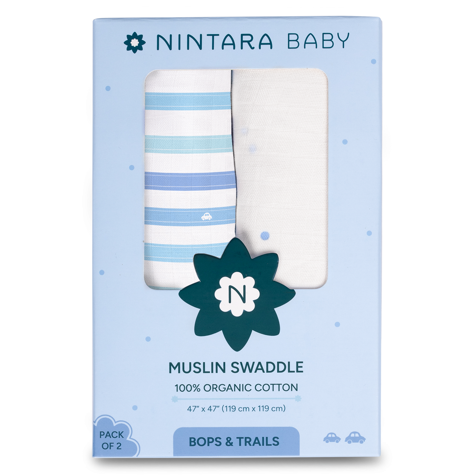 Extra-Large Swaddles Pack Of 2