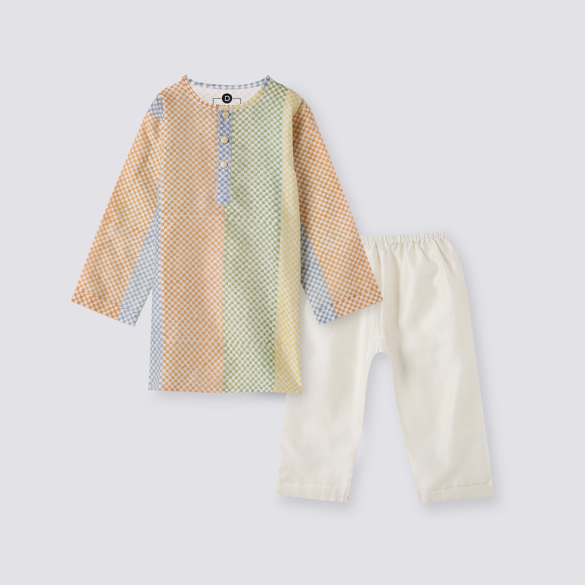 Chanderi Kurta Pyjama Set