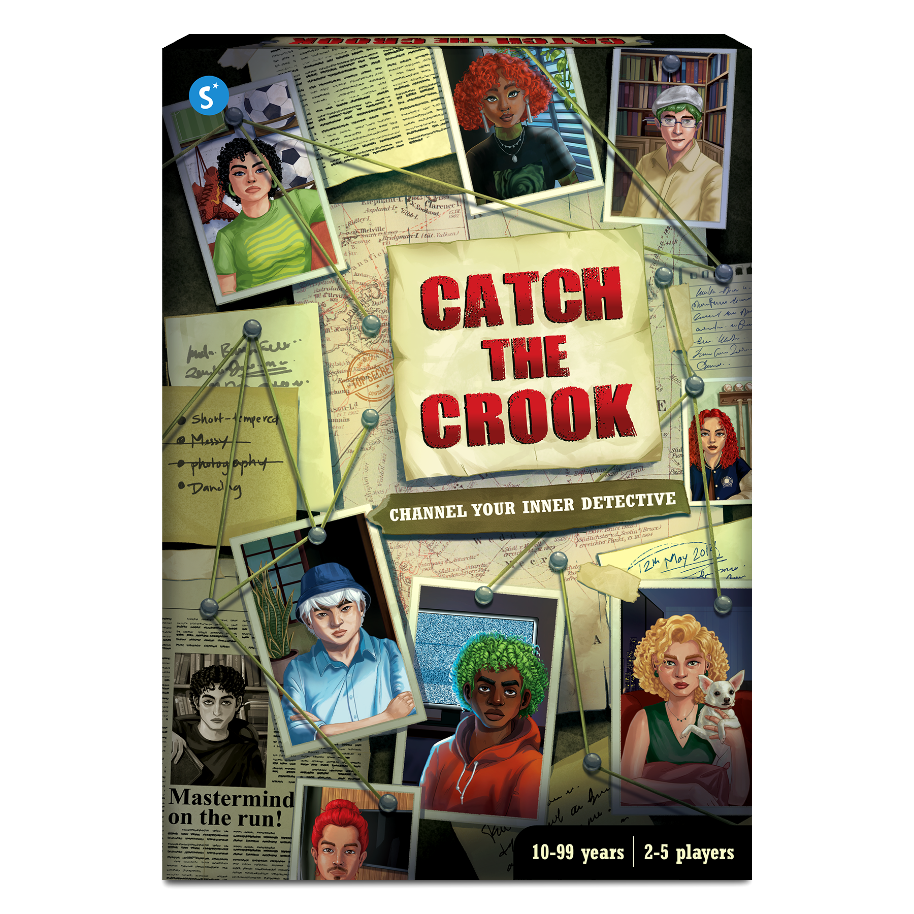 Skillmatics Card Game - Catch The Crook, Family Friendly Mystery Game, Strategy Game, Gifts for Kids, Boys, Girls Ages 10 and Up, 2-5 Players