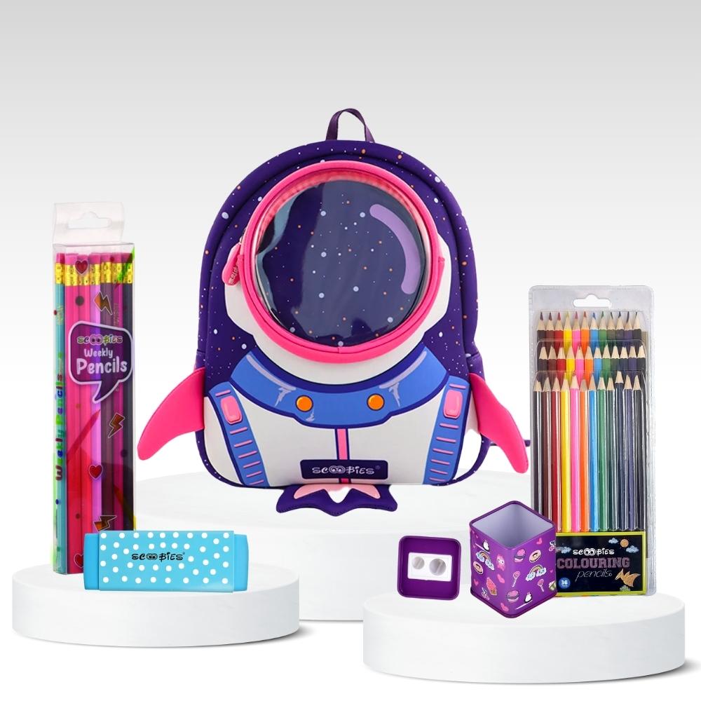 Purple Rocket Toddler Bag Combo
