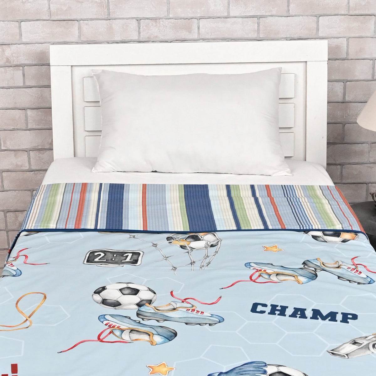 The Game Plan Reversible Blanket -Single / Double – Buy Now at My Baby ...