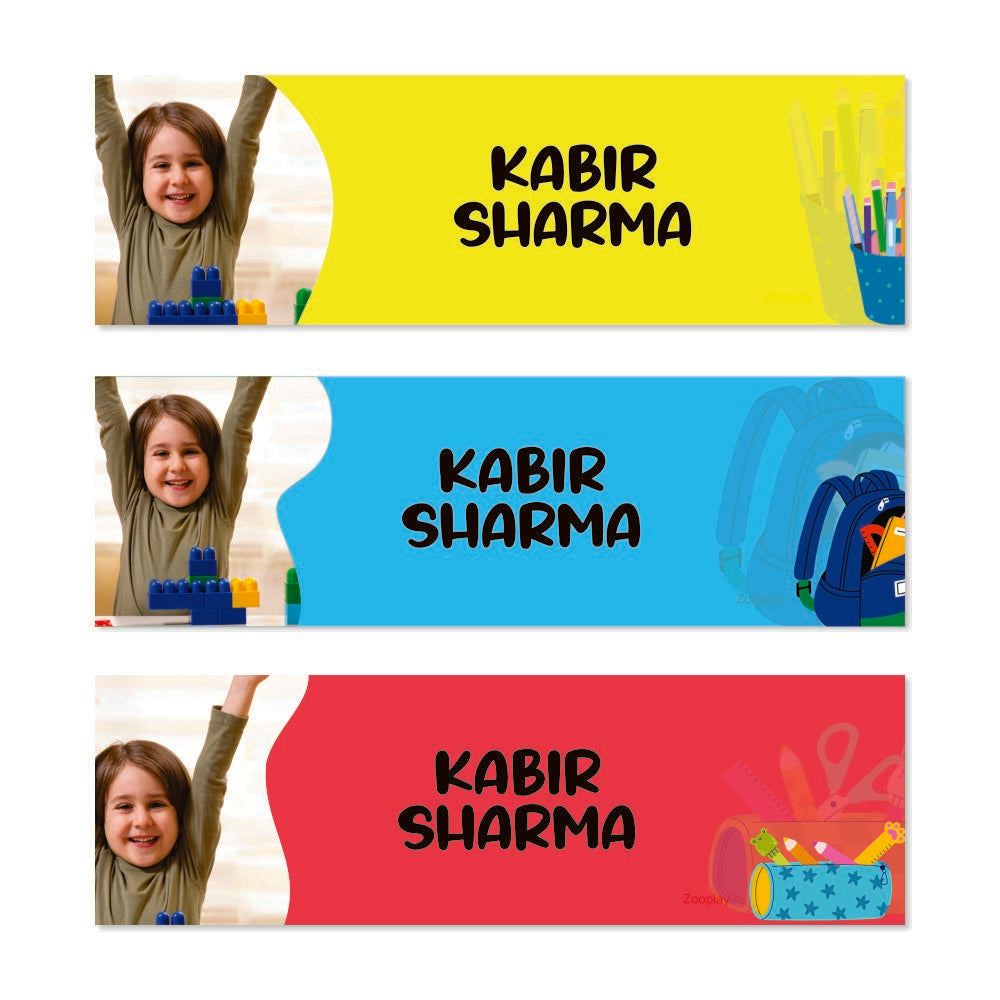 Waterproof Name Labels - Photo