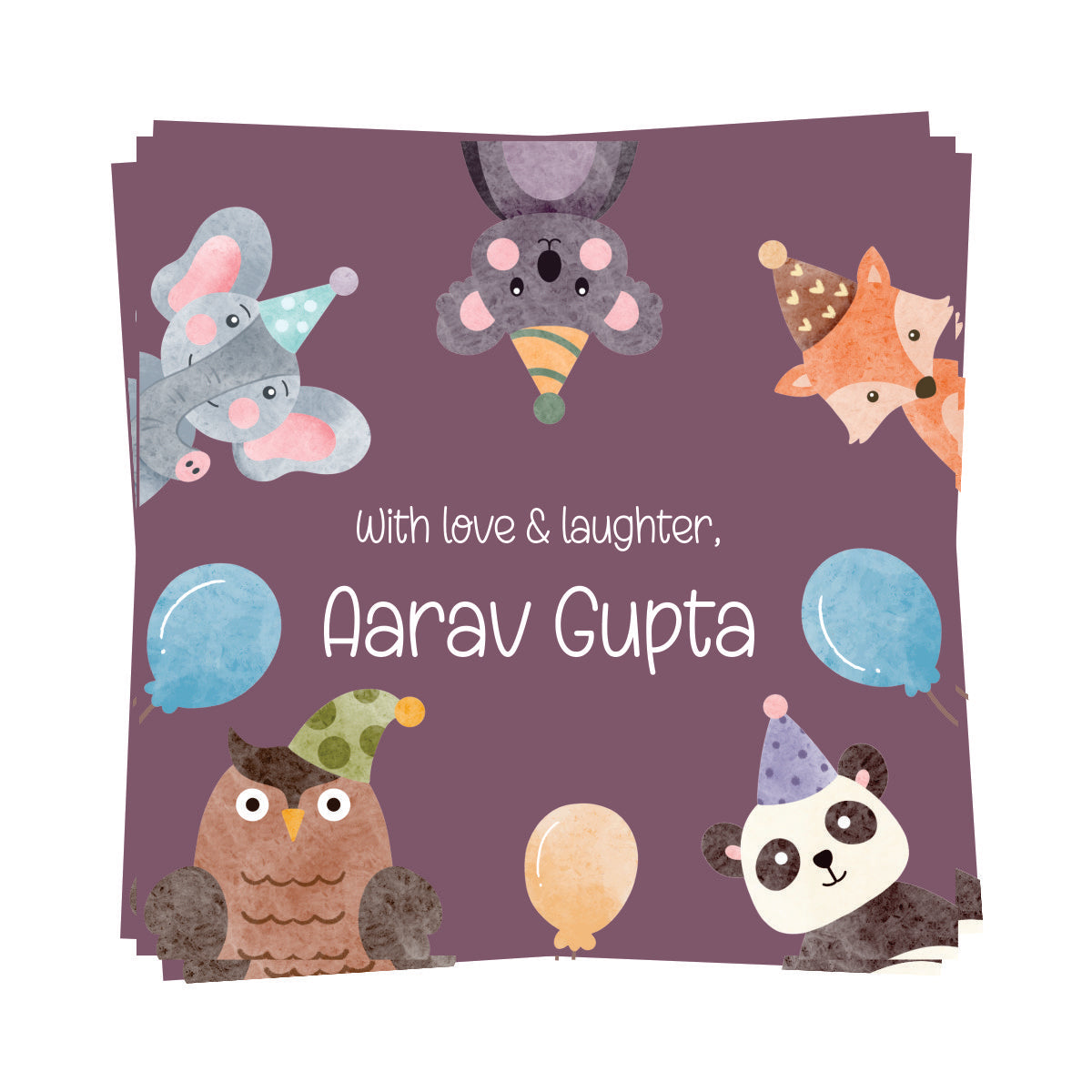 Personalised Gift Tags - Square