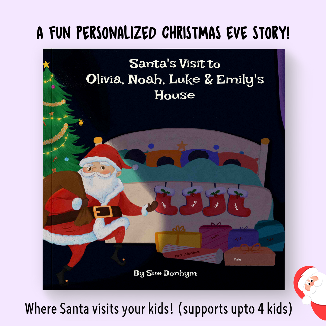 Santa's Visit to our House  (Personalized Children's Christmas Book)