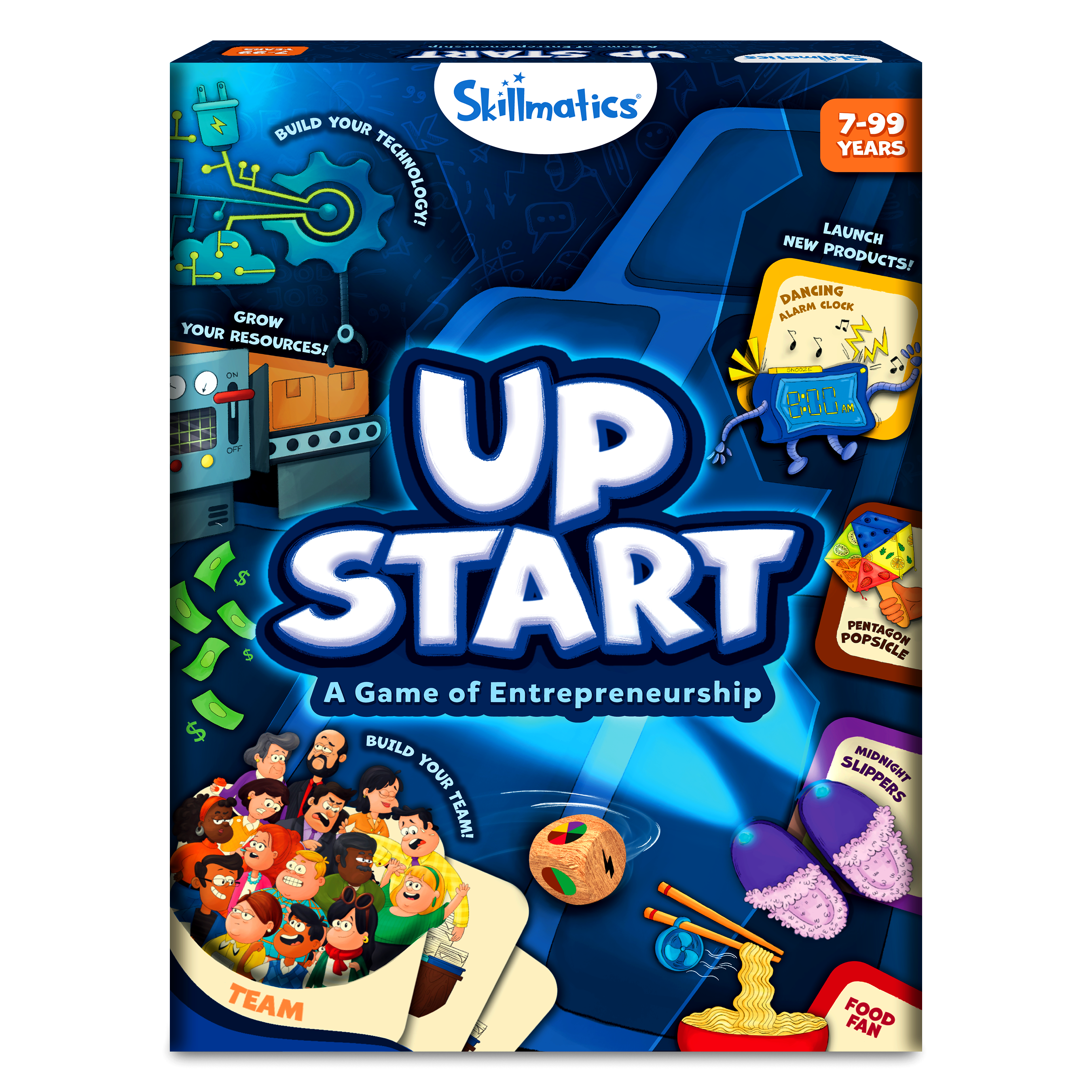 Skillmatics Board Game - Up Start, Entrepreneurship and Business Strategy Game for Kids, Teens and Adults, Fun for Family & Friends, Game Night, Gifts for Boys and Girls Ages 7, 8, 9 and Up