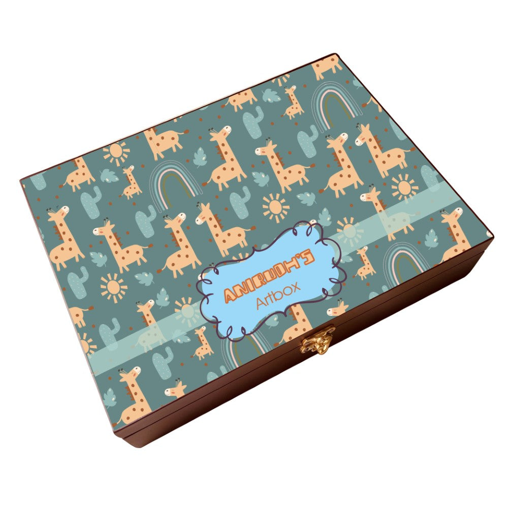 Personalised Wooden Artbox