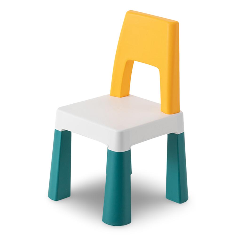 OPlus Learning Chair for Kids - Yellow, white and Blue