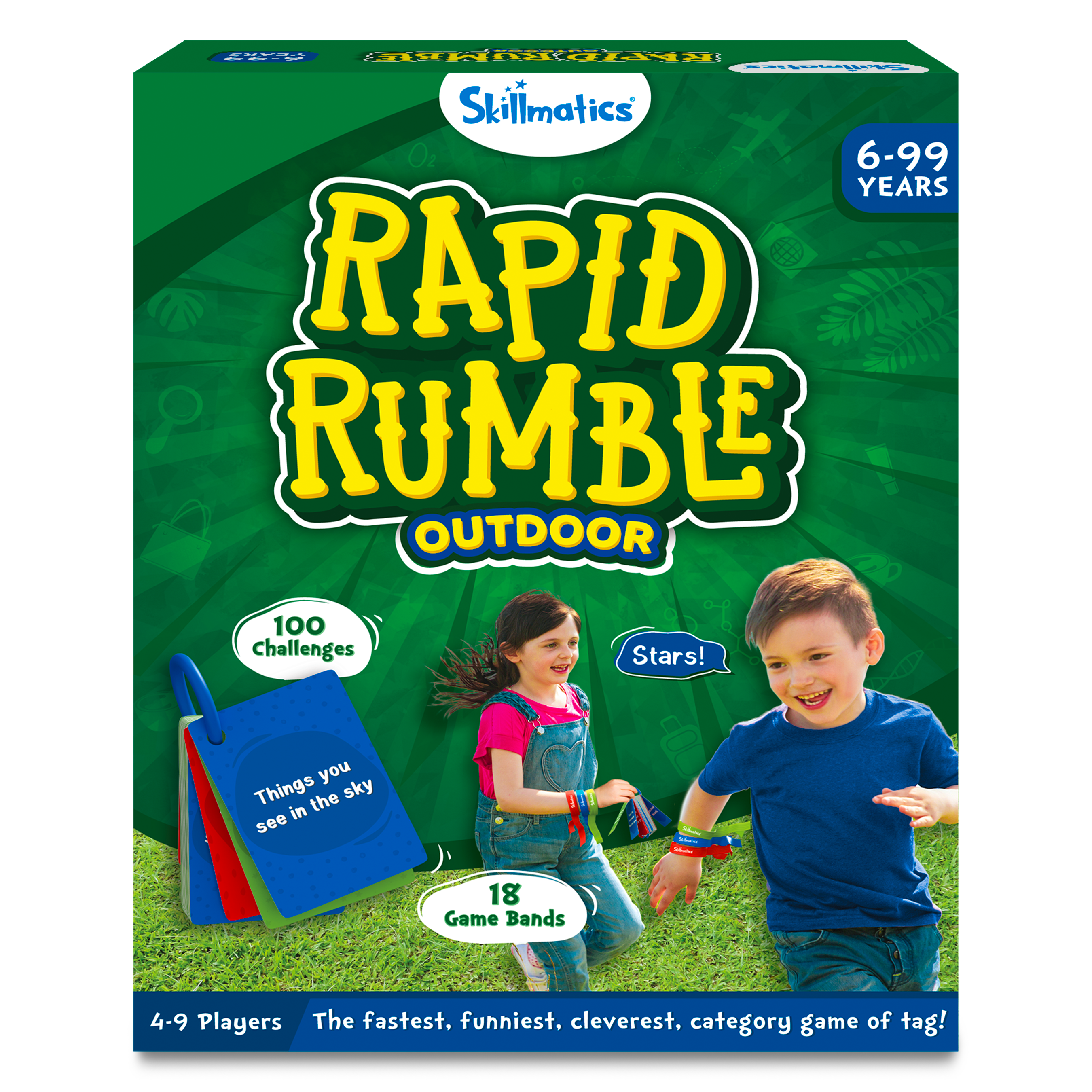 Skillmatics Rapid Rumble Outdoor Edition, Educational & Clever Category Game Of Catch, Games For Kids, Teens & Adults