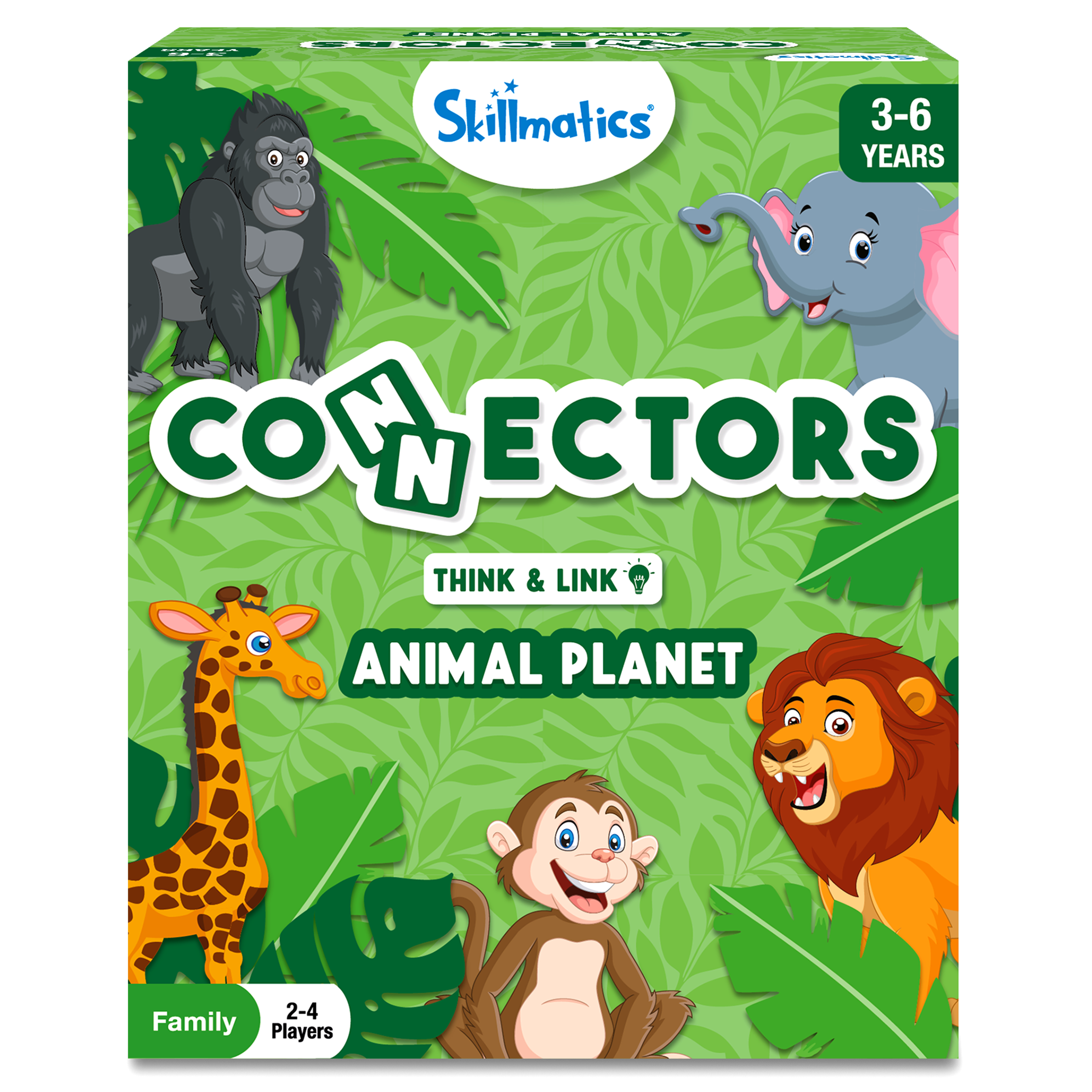 Skillmatics Educational Game - Connectors Animal Planet, Fun Strategy & Learning Game for Kids, Gifts for Boys & Girls Ages 3, 4, 5, 6