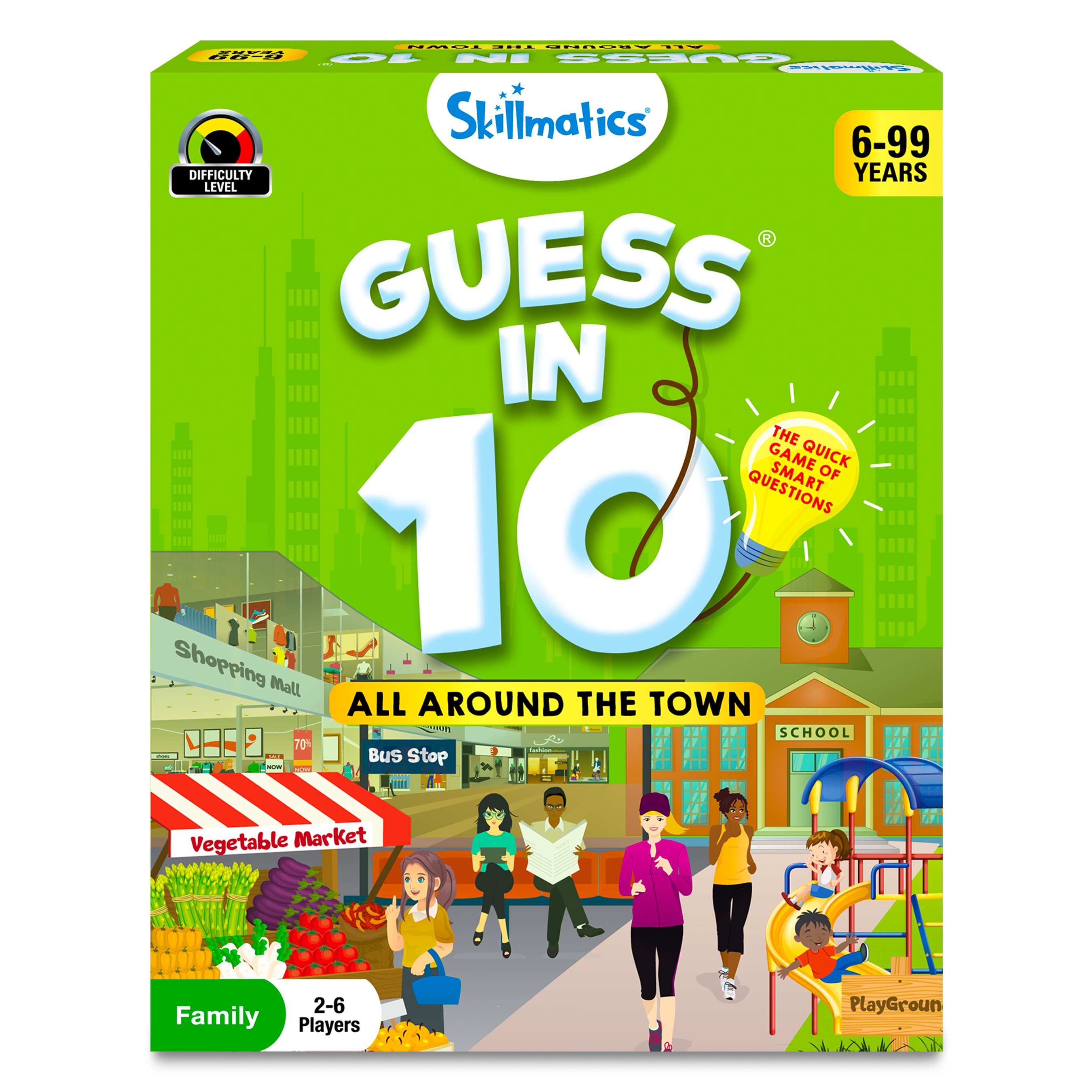 Guess in 10 – All Around The Town | Card Game of Smart Questions