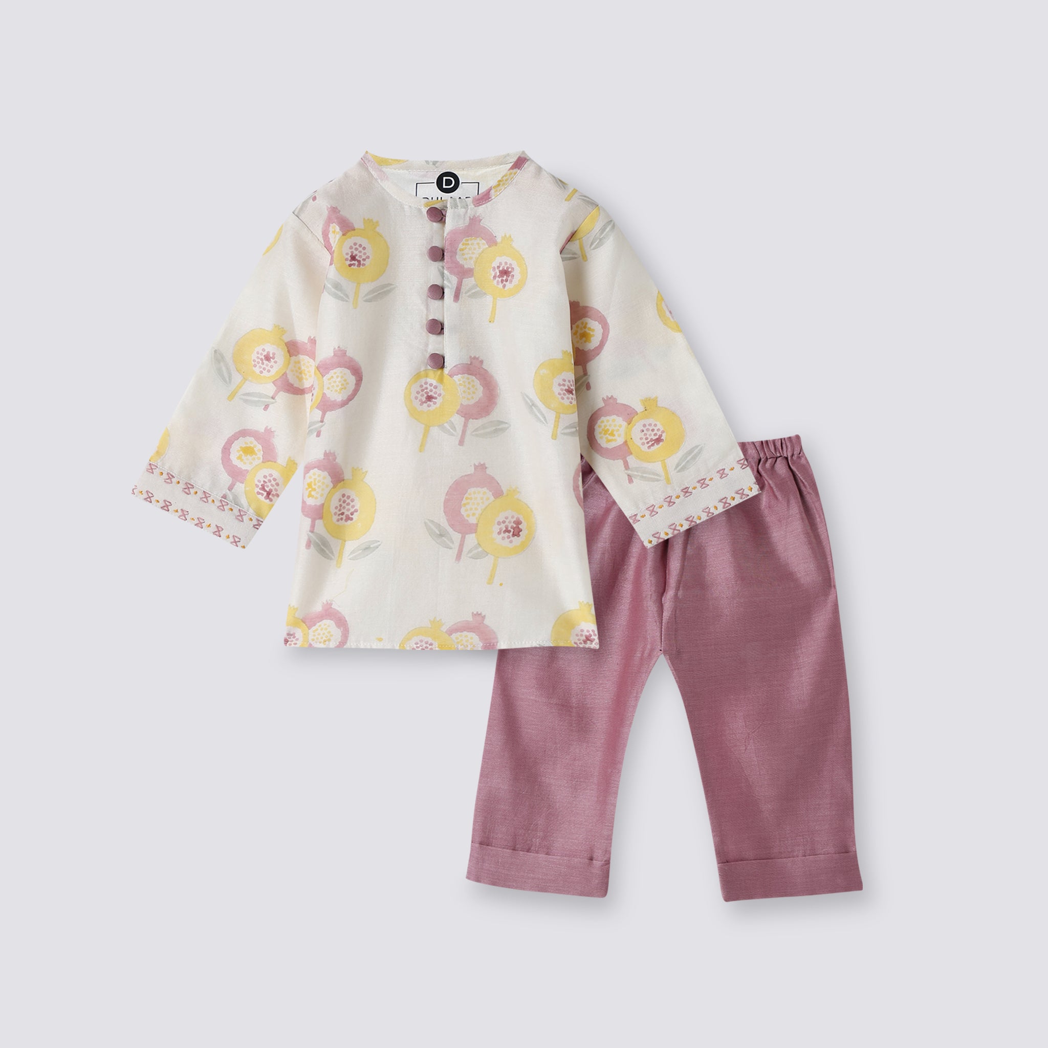 Chanderi Kurta Pyjama Set