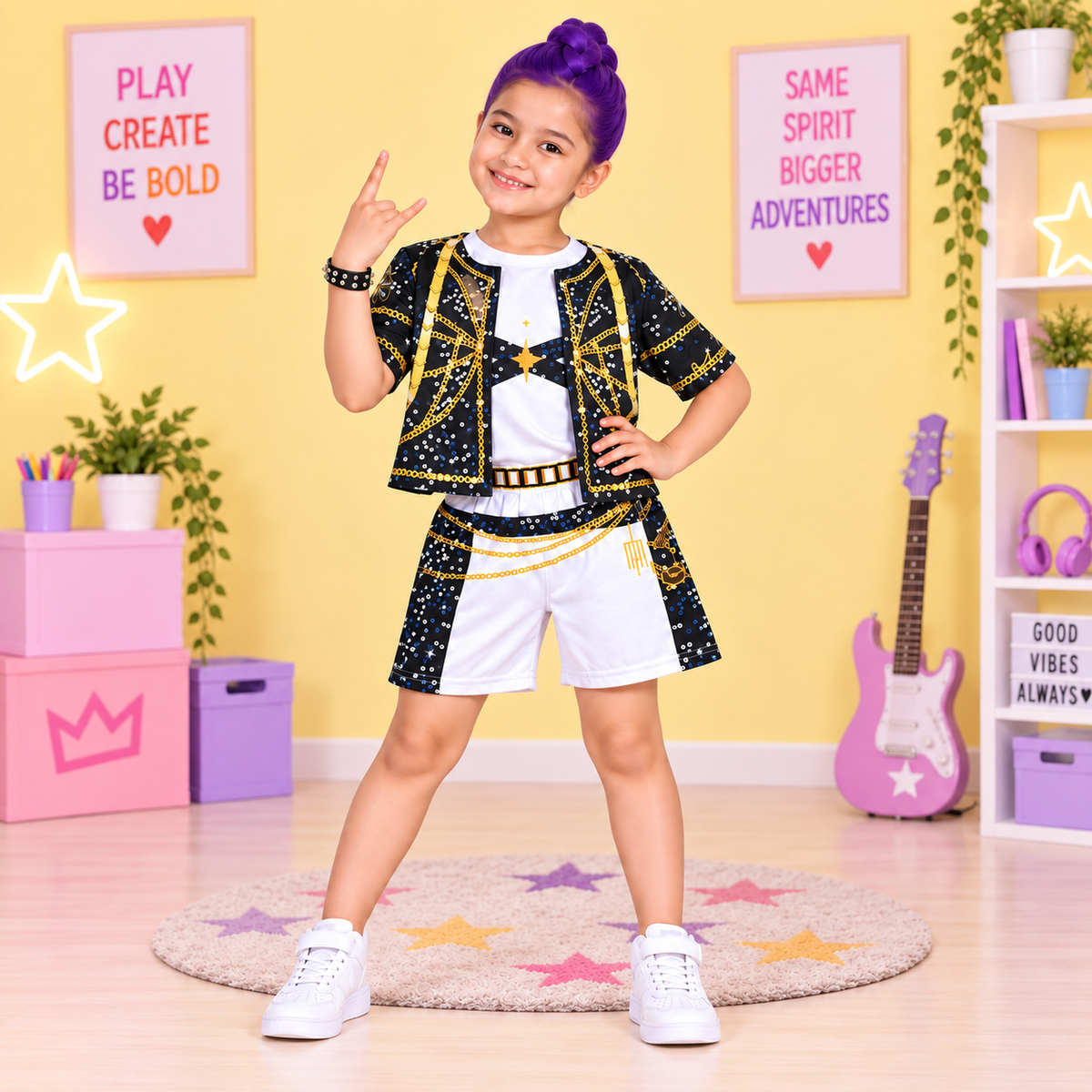 K Pop Rockstar Rumi Halloween Costume - image 21