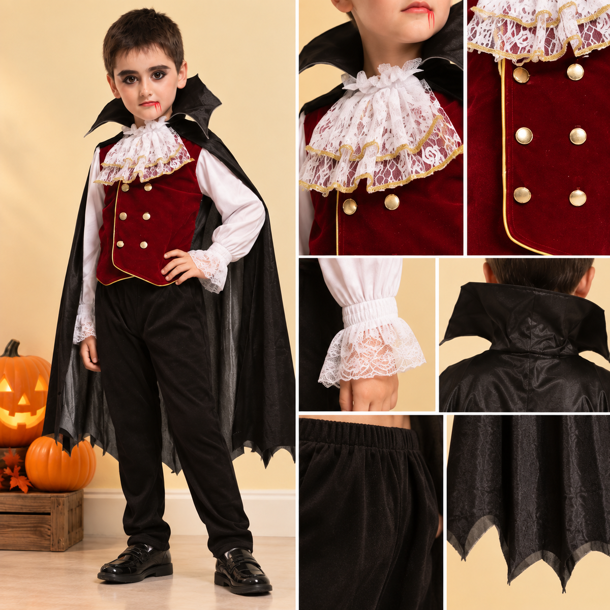 Midnight Vampire Costume for Kids - image 1