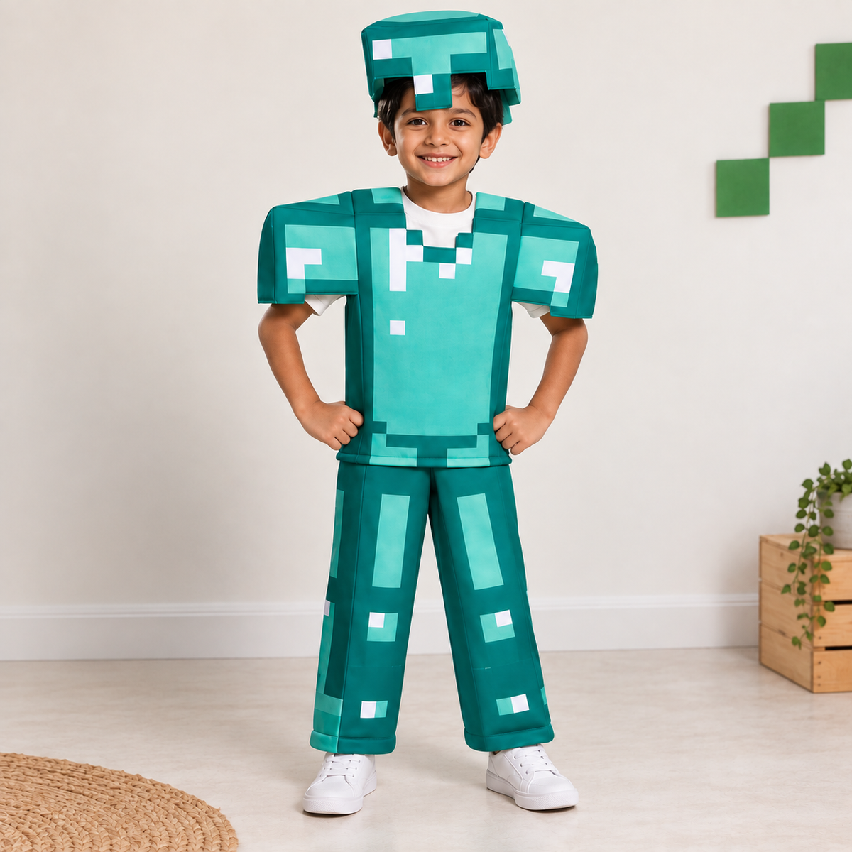 Block World Creeper Costume - image 1