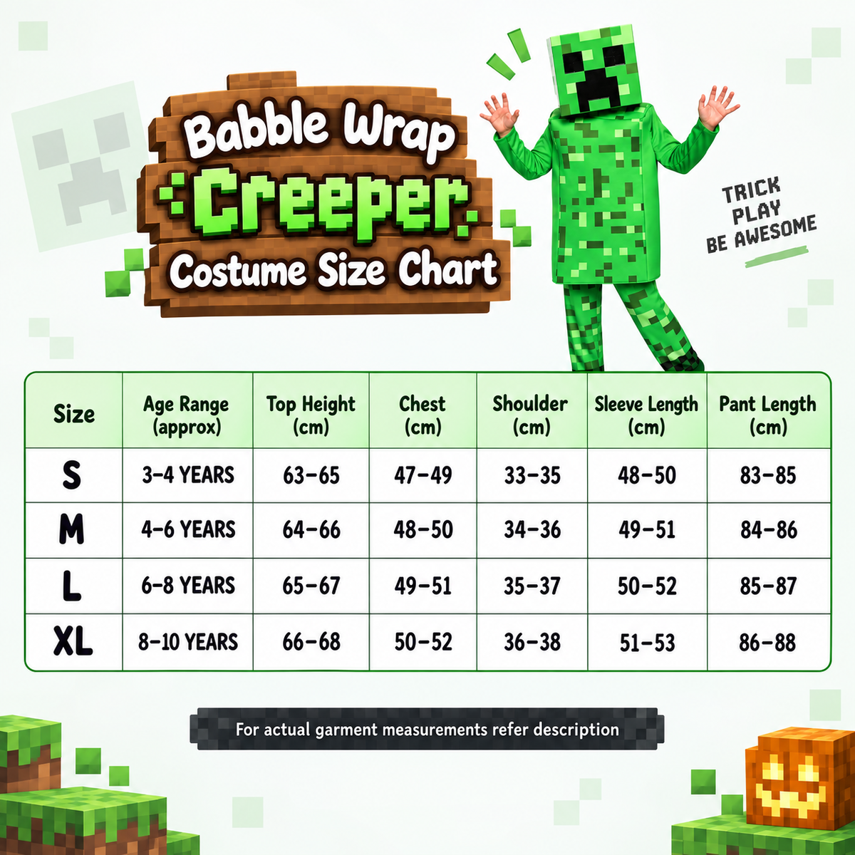 Pixel Creeper Halloween Costume - image 11